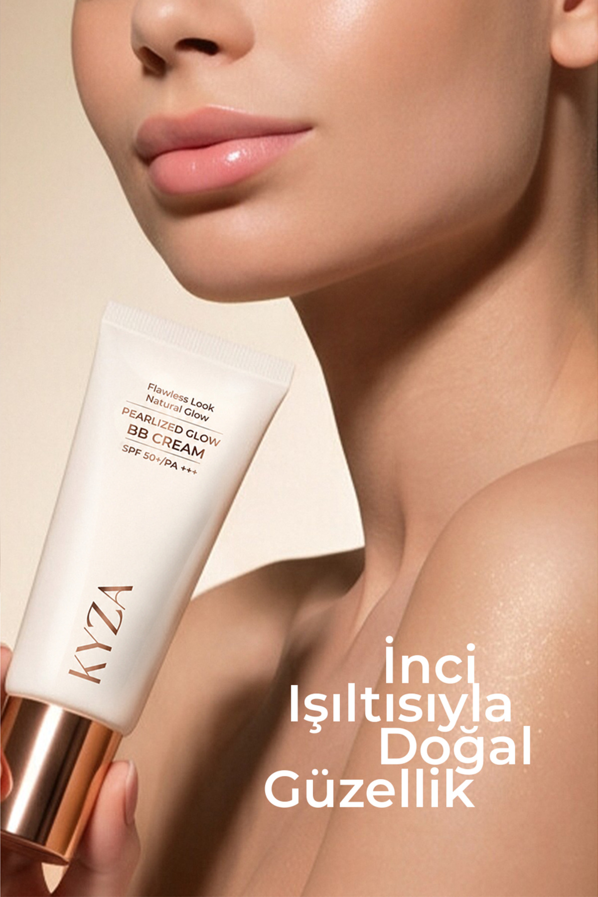 کرم BB Pearlized Glow Medium 02 SPF 50+ | ظاهر درخشان پوست 30 میلی لیتر — قهوه‌ای KYZ-BB — تصویر 6 از 8