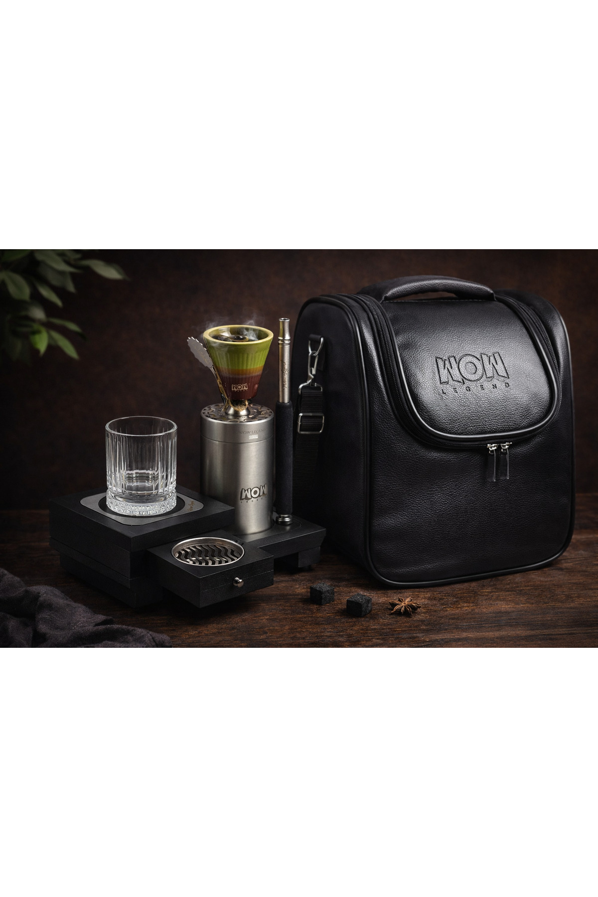 WOW V34 NANO Black -Çantalı Çelik Nargile - Fiyatı, Yorumları