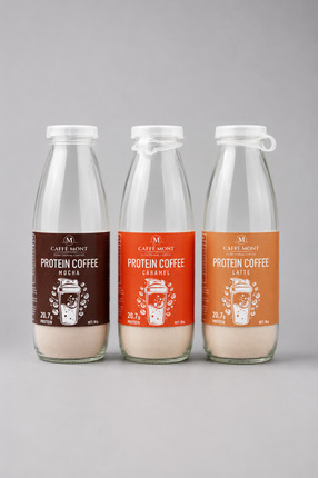 CAFFEMONT PROTEIN COFFEE CARAMEL+LATTE+MOCHA - 3 SERVIS - 3X30 GR - (Proteinl...
