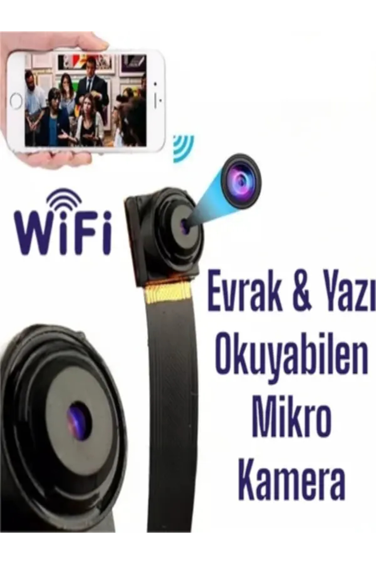 mesticaret Evrak yazı okuyan wifi Mini kamera