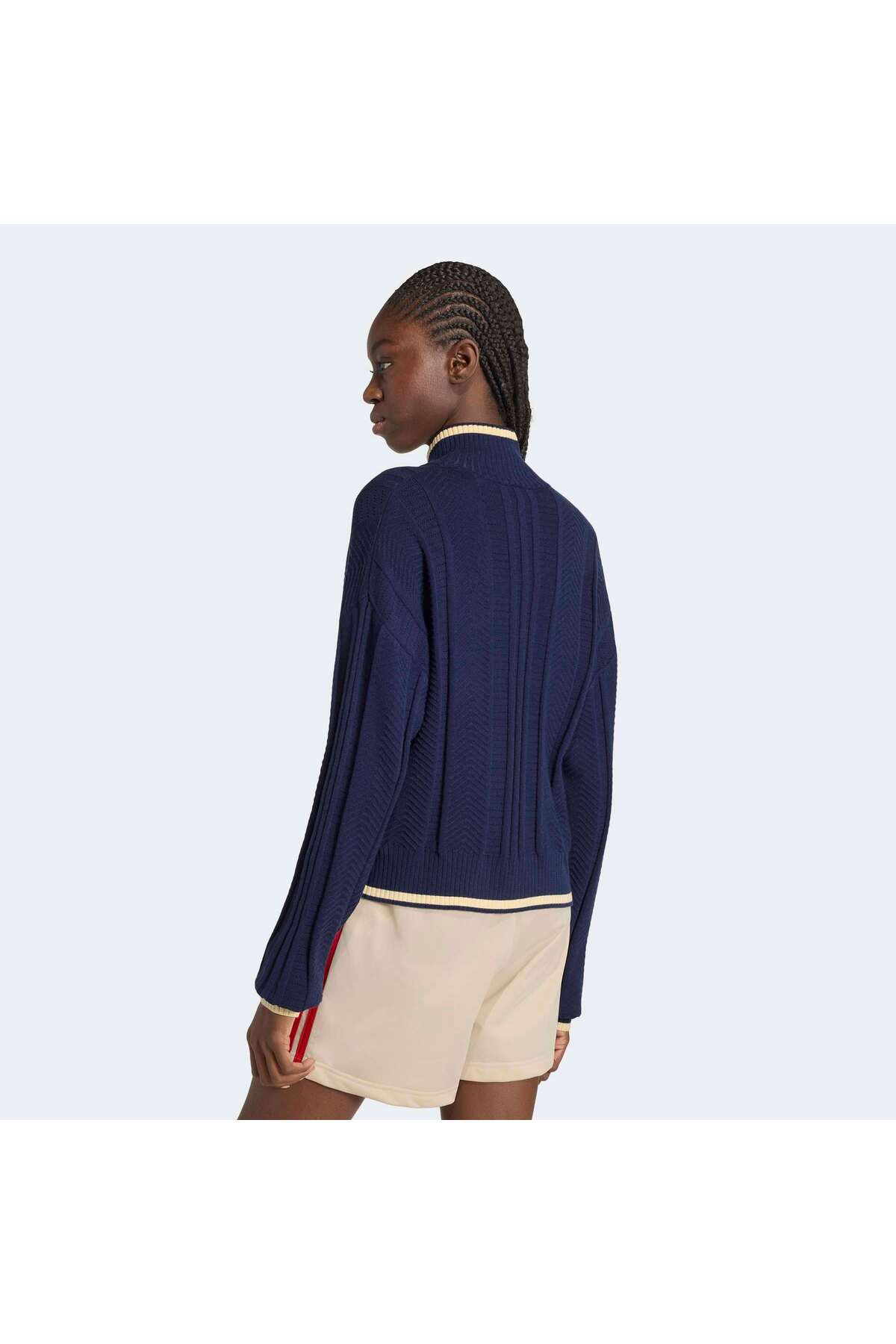 adidas Knit Fb Tt Kadın Spor Sweatshirt KT1864 görsel 2
