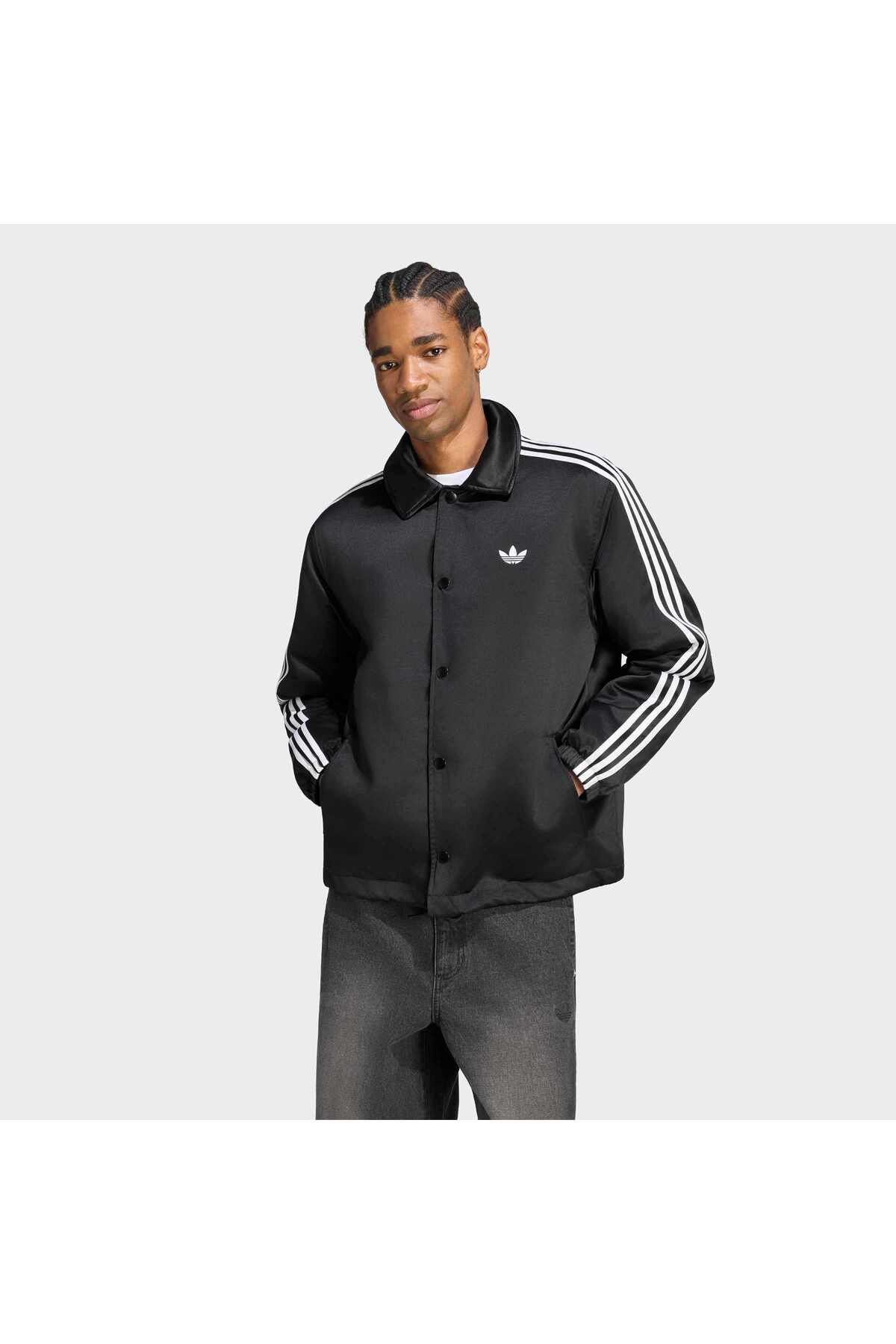 adidas 3S Jkt Erkek Spor Sweatshirt HZ3805
