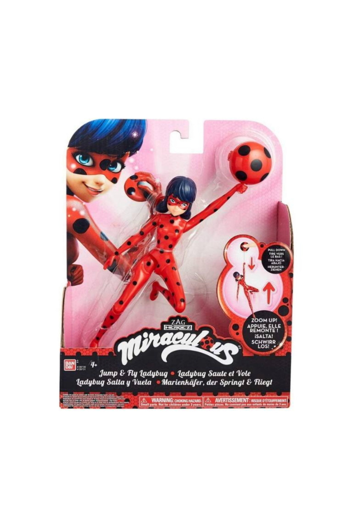 Bandai Namco Miraculous Ladybug Jump & Fly Figür 39731 - Fiyatı