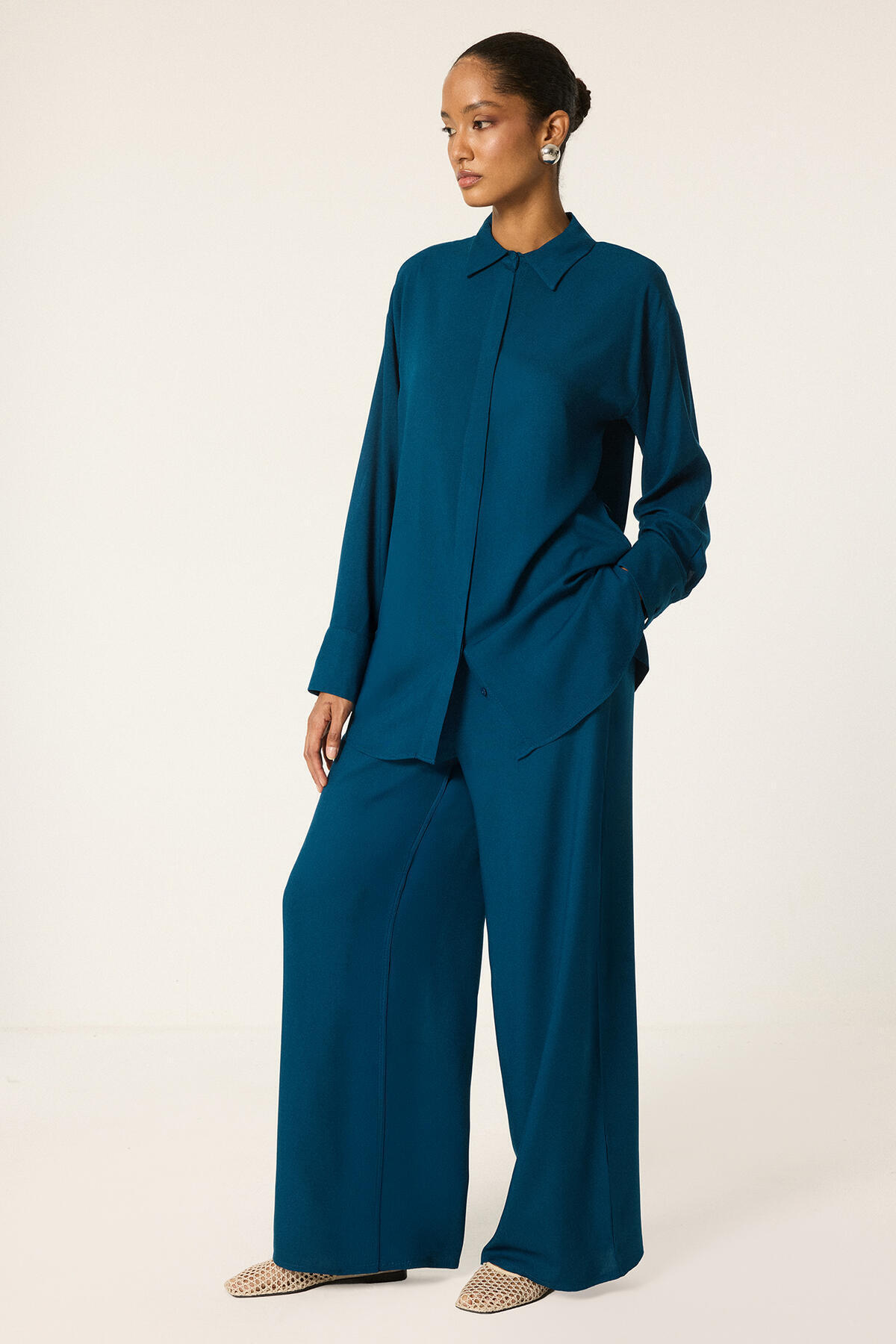 Touche Prive Shirt Pants Viscose Suit