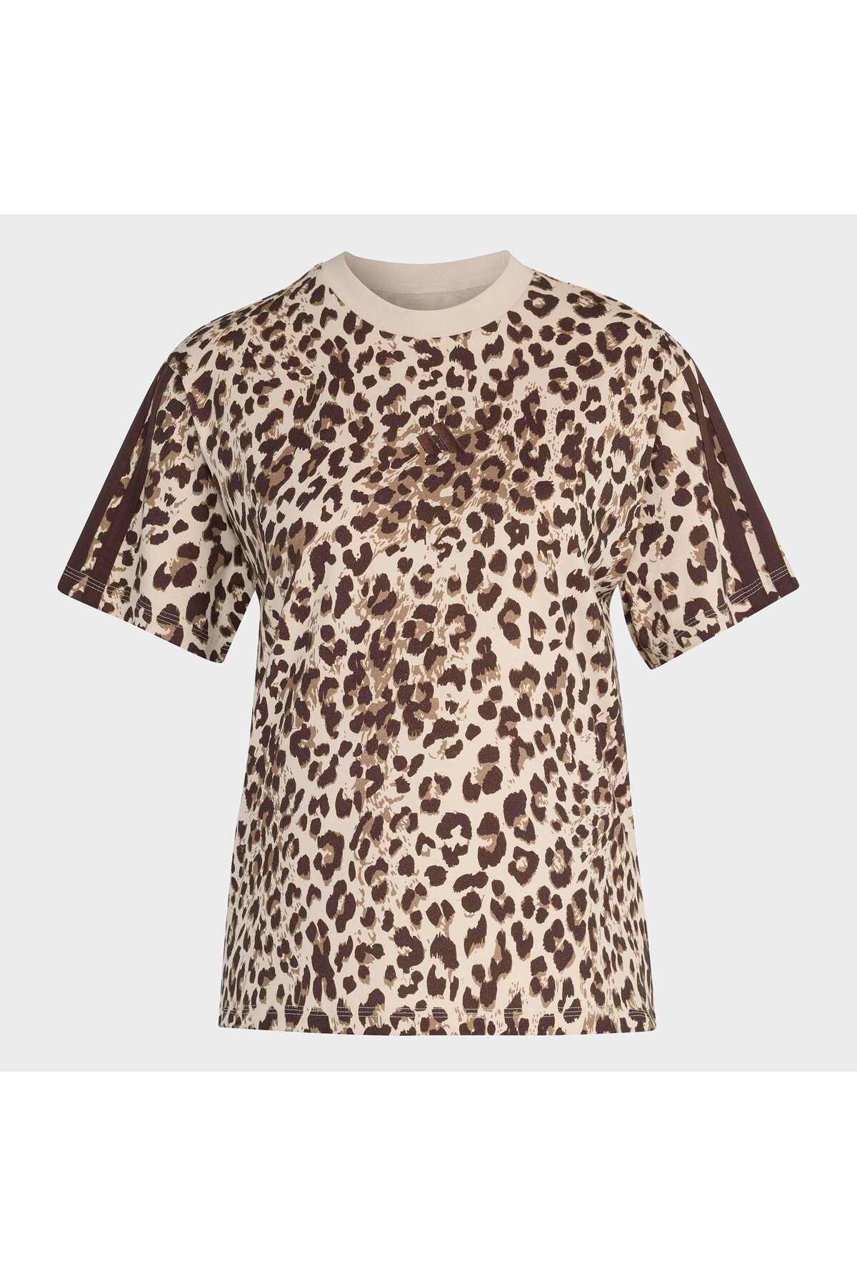 adidas W Aop Sj Tee Kadın Spor T-shirt KH1549 görsel 4