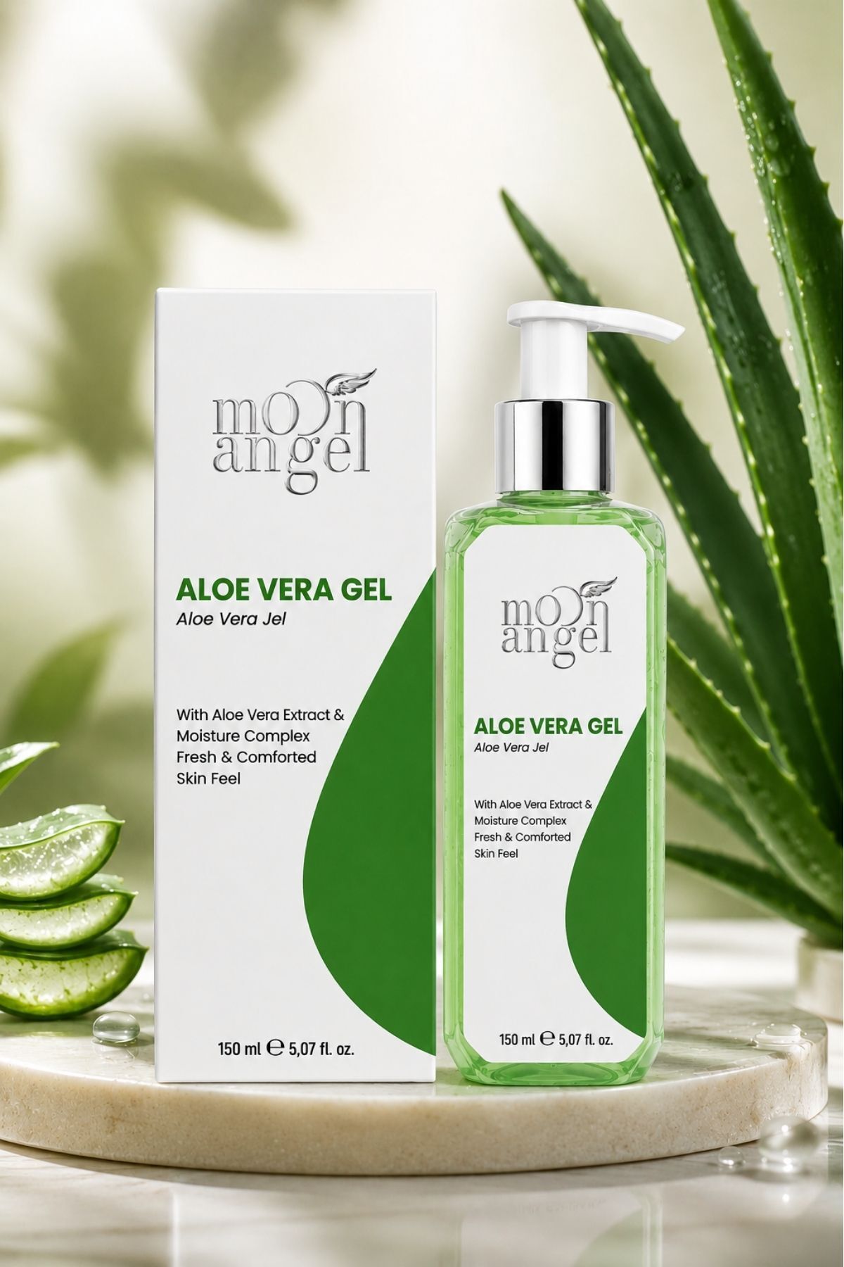 Aloe Vera Jel Nemlendirici El ve Vücut (Aloe Vera+ Moisture Complex) Jeli 150 ml — görsel 1