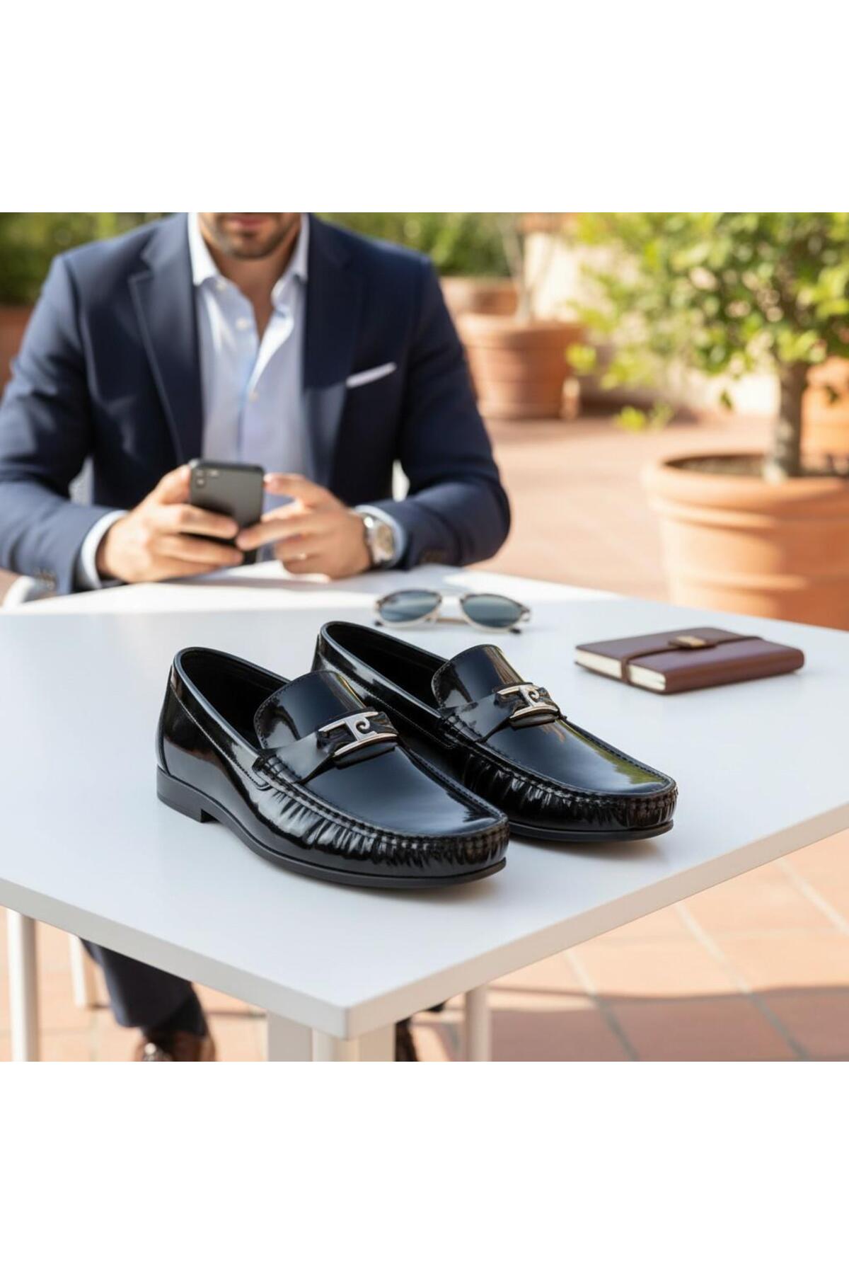 Pierre Cardin Pc-1642616 Erkek Hakiki Deri Rugan Loafer Ayakkabı