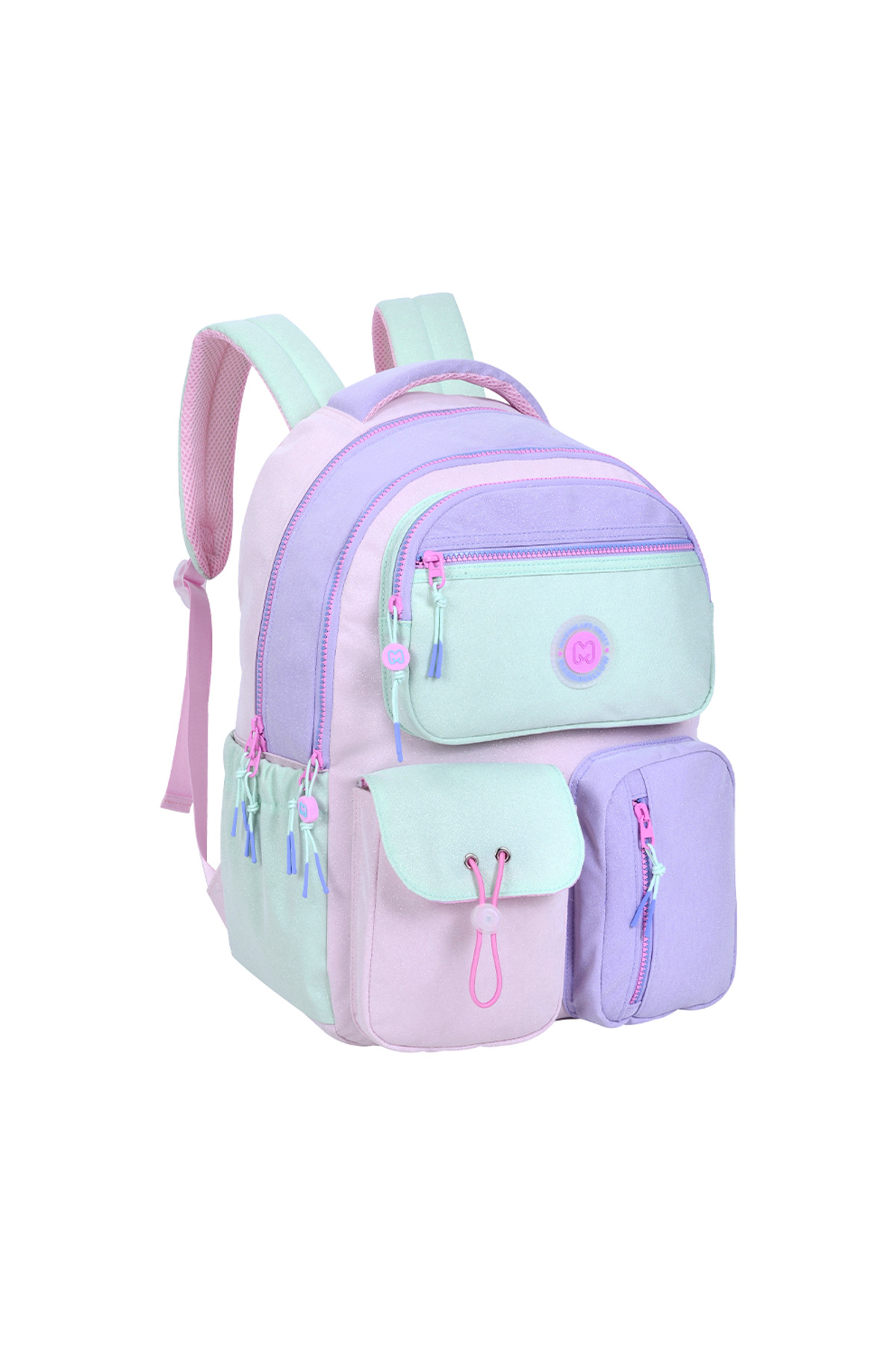 Marshmallow Sunrise Okul Sırt Çantası - Simli Çocuk Çantası görsel 3