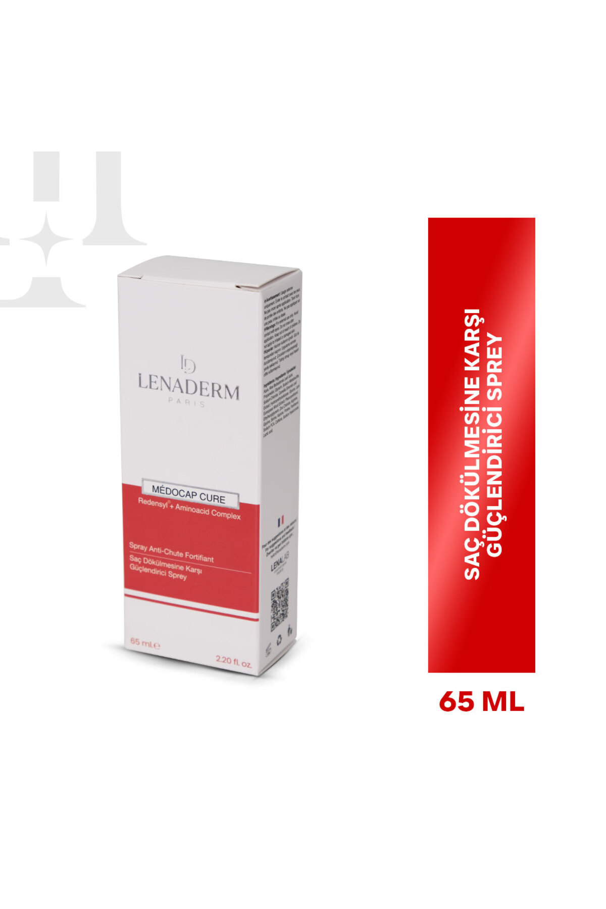 Lenaderm Médocap Cure Saç Dökülmesine Karşı Güçlendirici Sprey — lena65mdcpCR