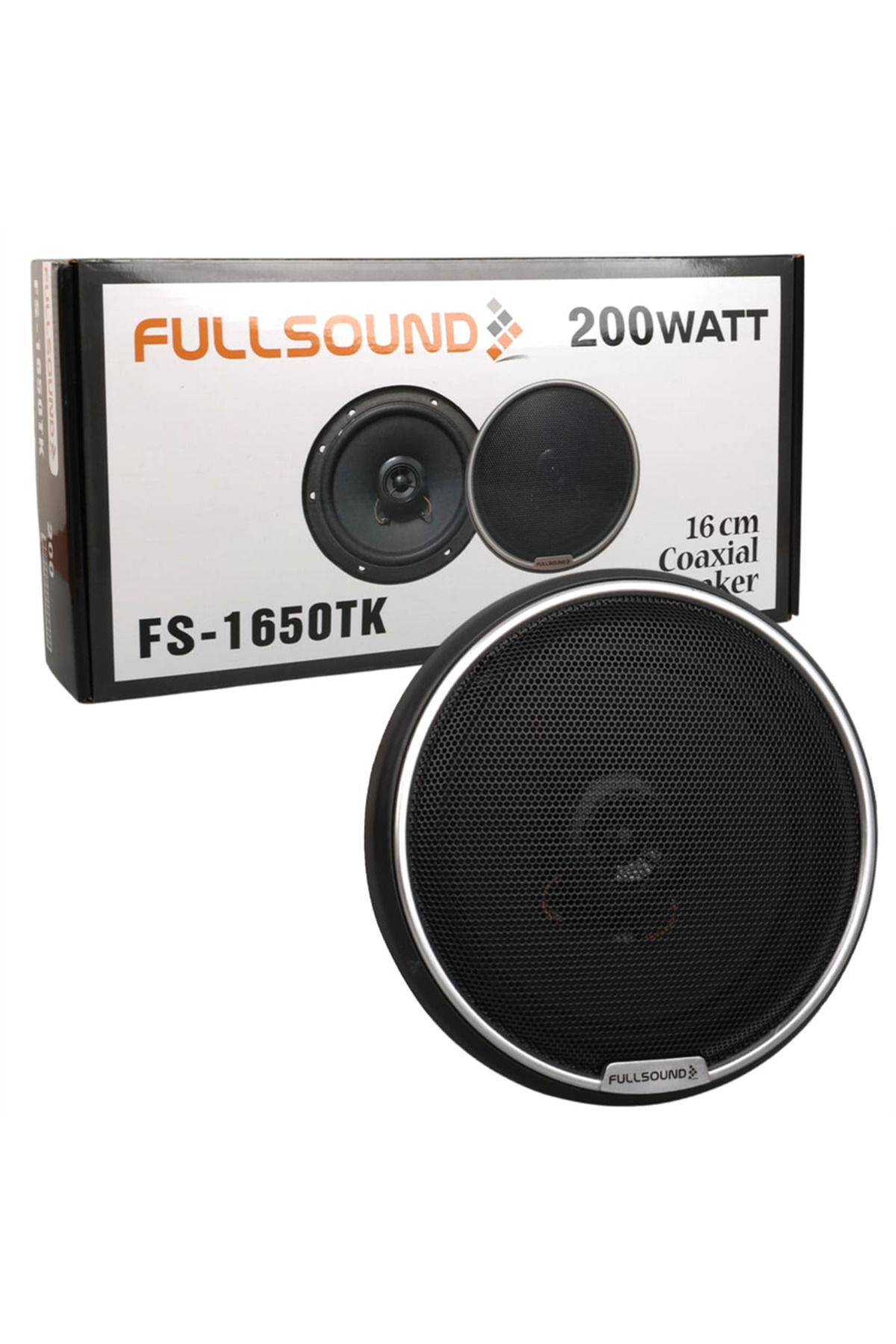 FullSound FS-1650TK 16 CM 6'' 200 Watt Tweeterlı Kapaklı Oto