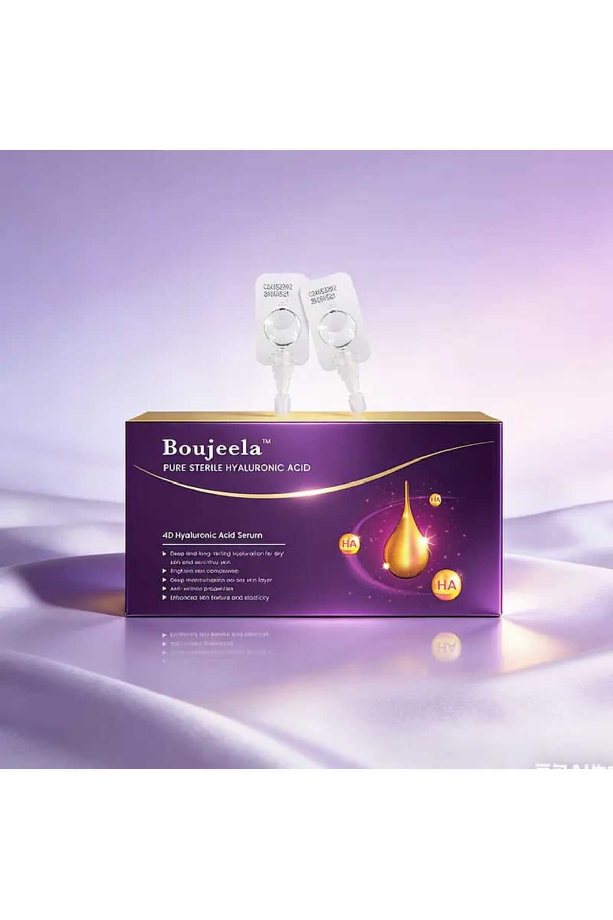 Boujeela Pure Sterile 4D Hyaluronic Acid Serum Nemlendirici Ampul Seti — BH1 — تصویر 2 از 2
