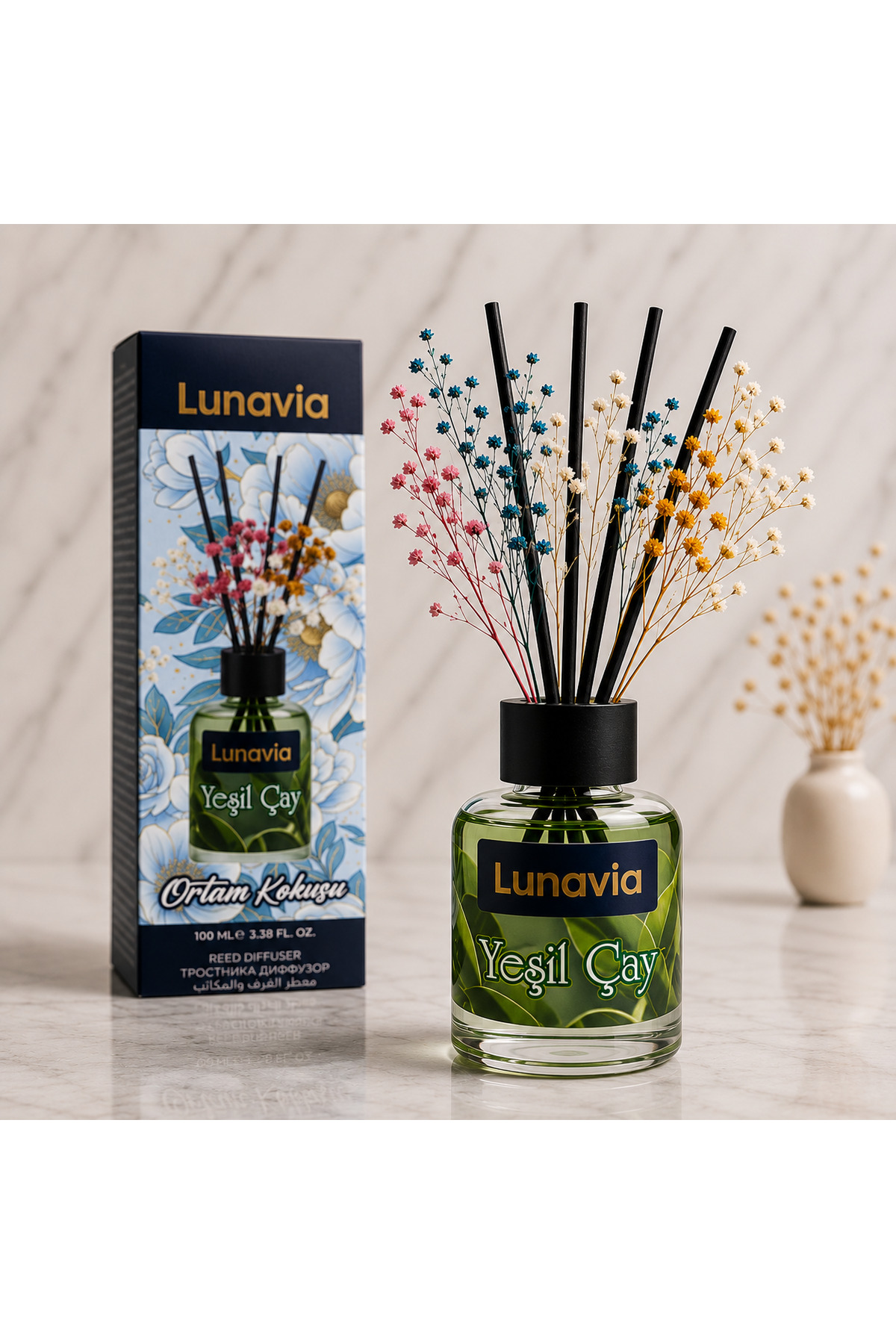 Stick Room Fragrance Green Tea 100ml Decorative Flowering
