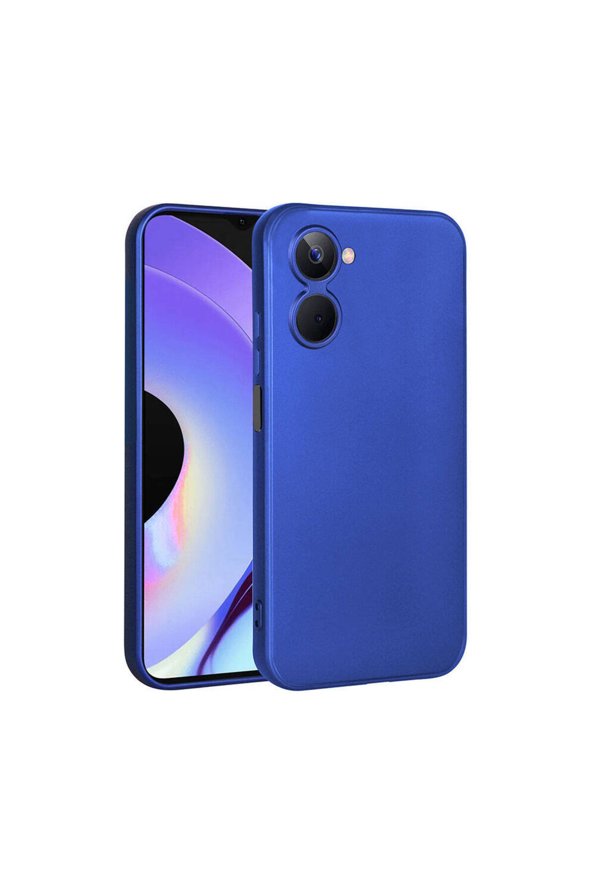 Realme 10 4G Kılıf NVTH Premier Silikon Kapak - Saks Mavi