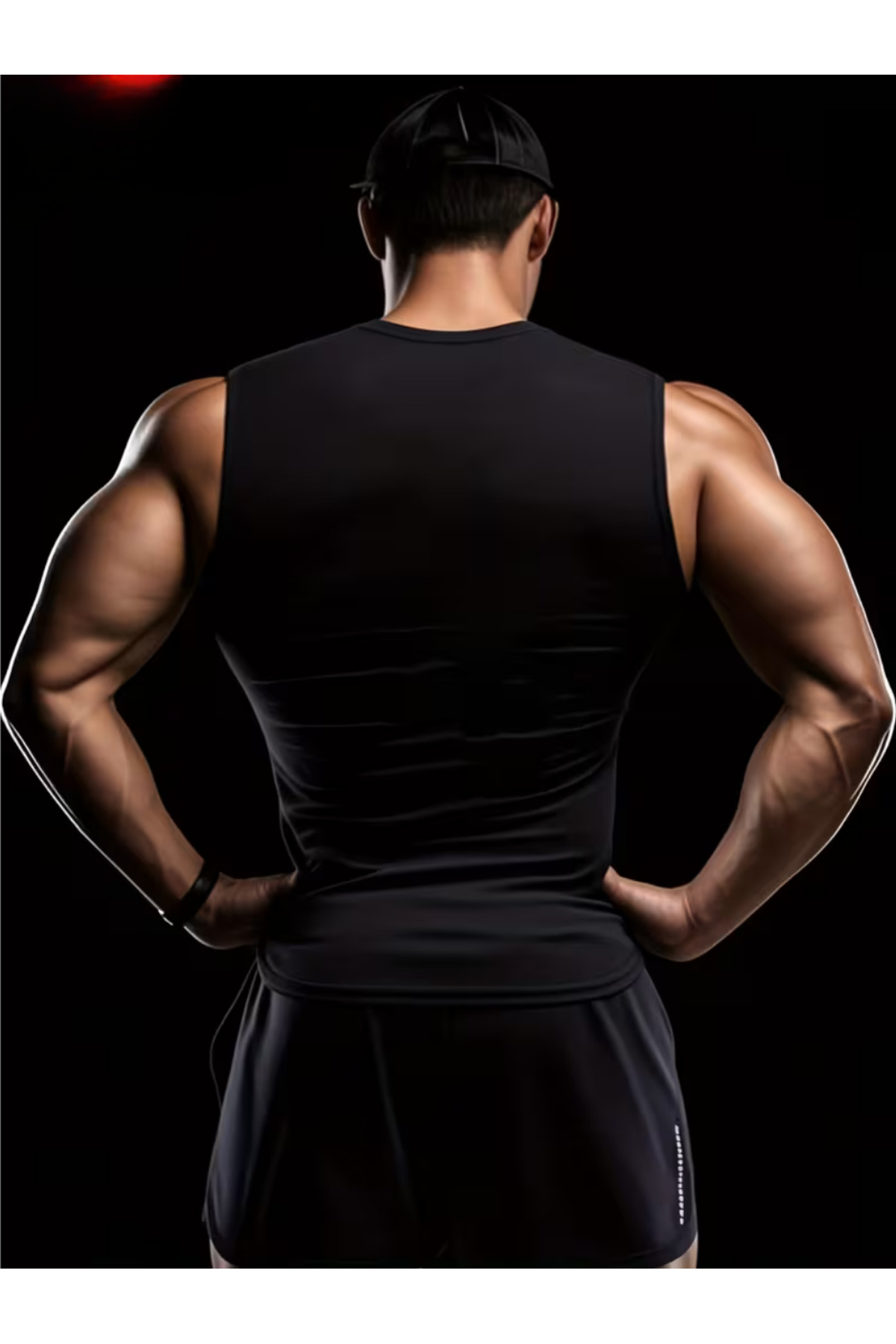 RUTBİL SPORTS 2'Lİ KISA TAYTLI ŞORT & SIFIR KOL COMPRESSİON BODY SET- FUTBOL-GYM-KOŞU EGZERSİZ SET 2'Lİ KISA görsel 5