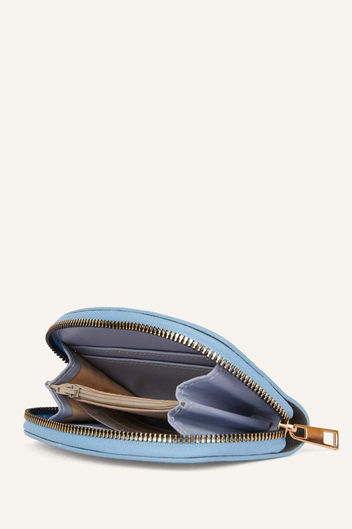 DeFacto Kadın Suni Deri Mavi Cüzdan I1086AXNS görsel 4
