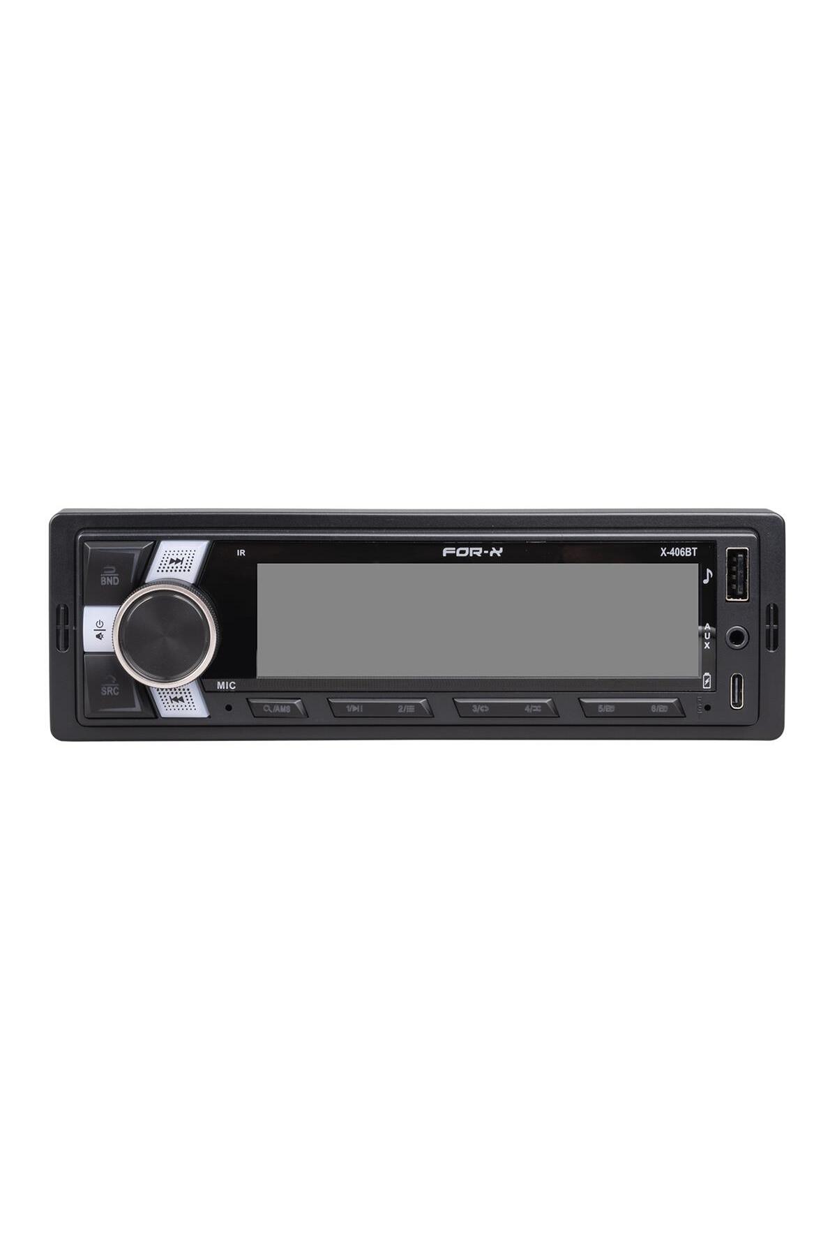 For-X X-406BT-BLUETOOTH/AUX /USB/FM-RENK DEĞİŞME-ANFİ ÇIKIŞLI