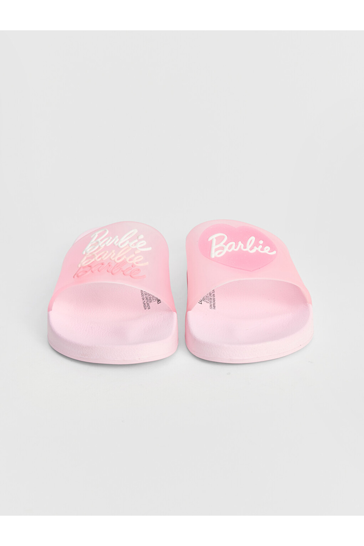 Resim LC Waikiki Pembe Kız Çocuk Barbie Baskılı Terlik 