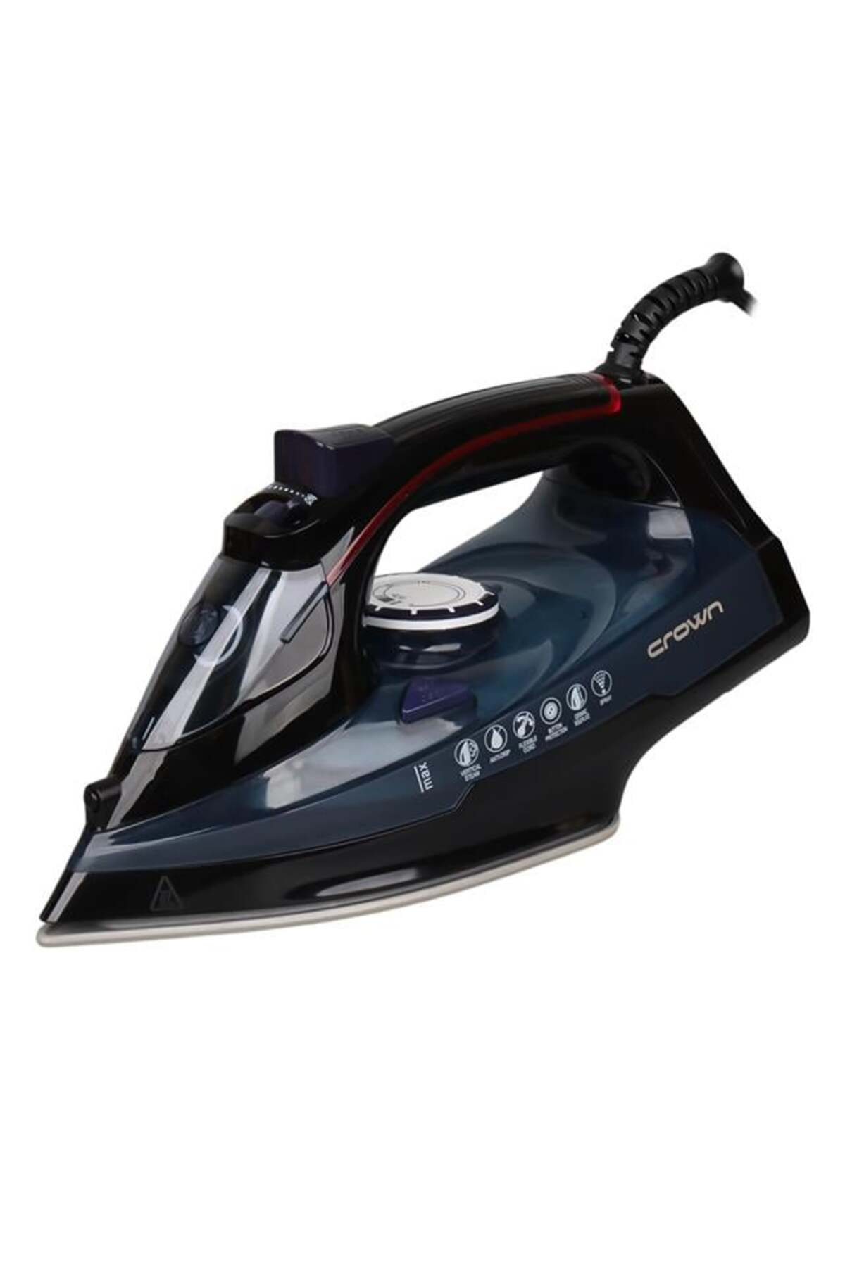 EMVERA Crown CRW-7206 2200W Seramik Tabanlı Buharlı Ütü Mavi