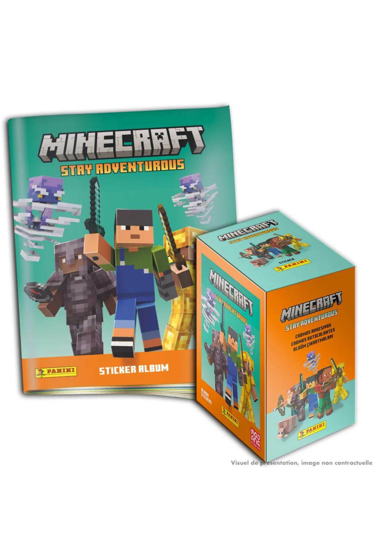 Next Plus Lisanslı Minecraft Stay Adventures Sticker Collection