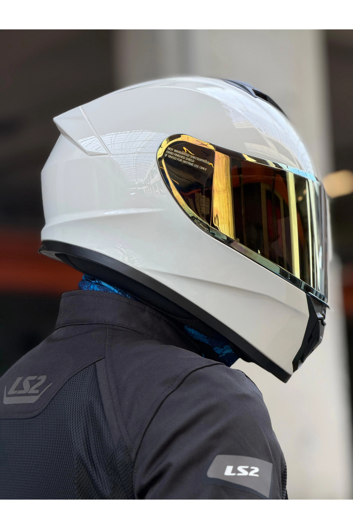 Givi 50.X BEYAZ KASK (SARI VİZÖR)