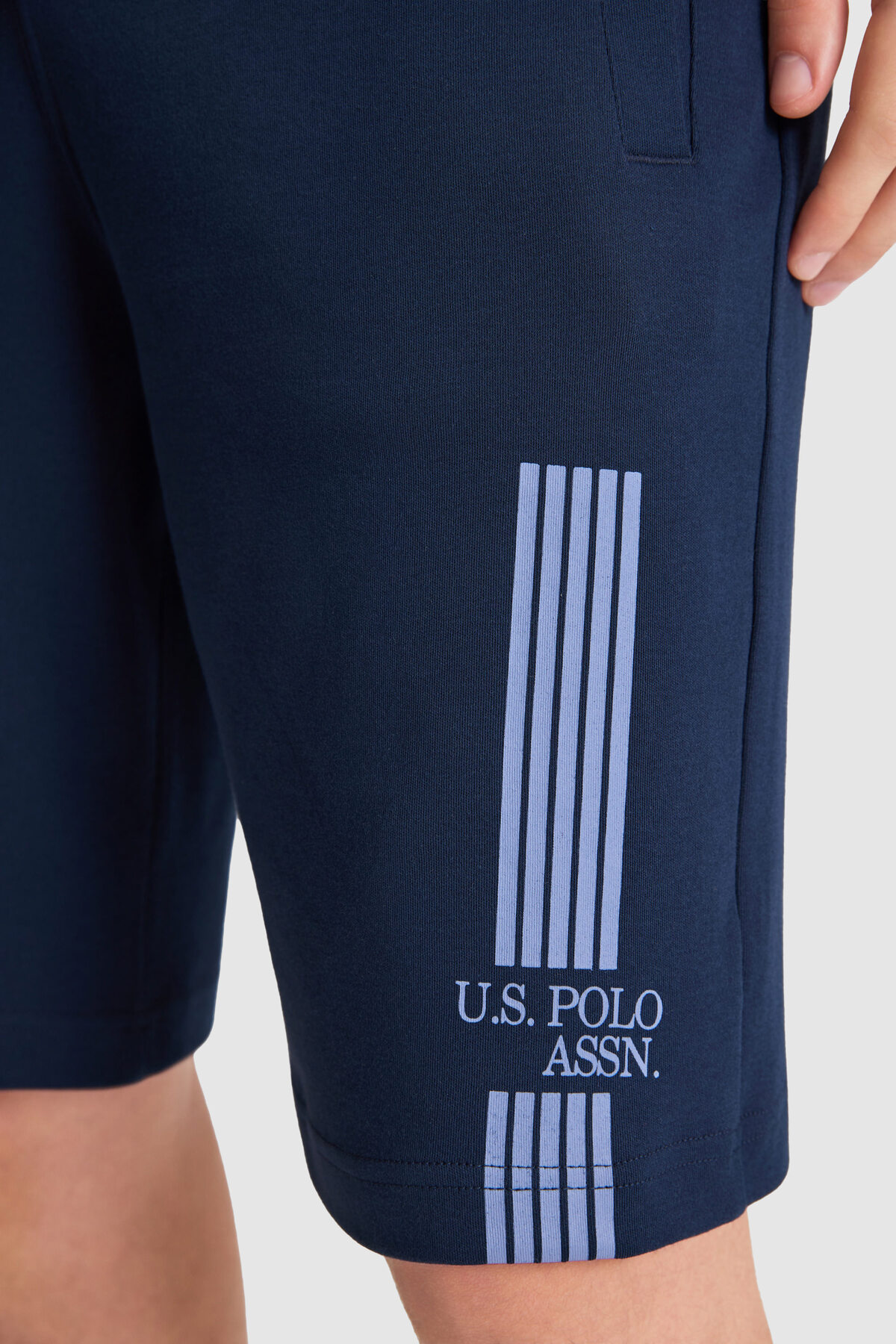 U.S. Polo Assn. Erkek Lacivert Örme Şort 50327204-VR033 görsel 6