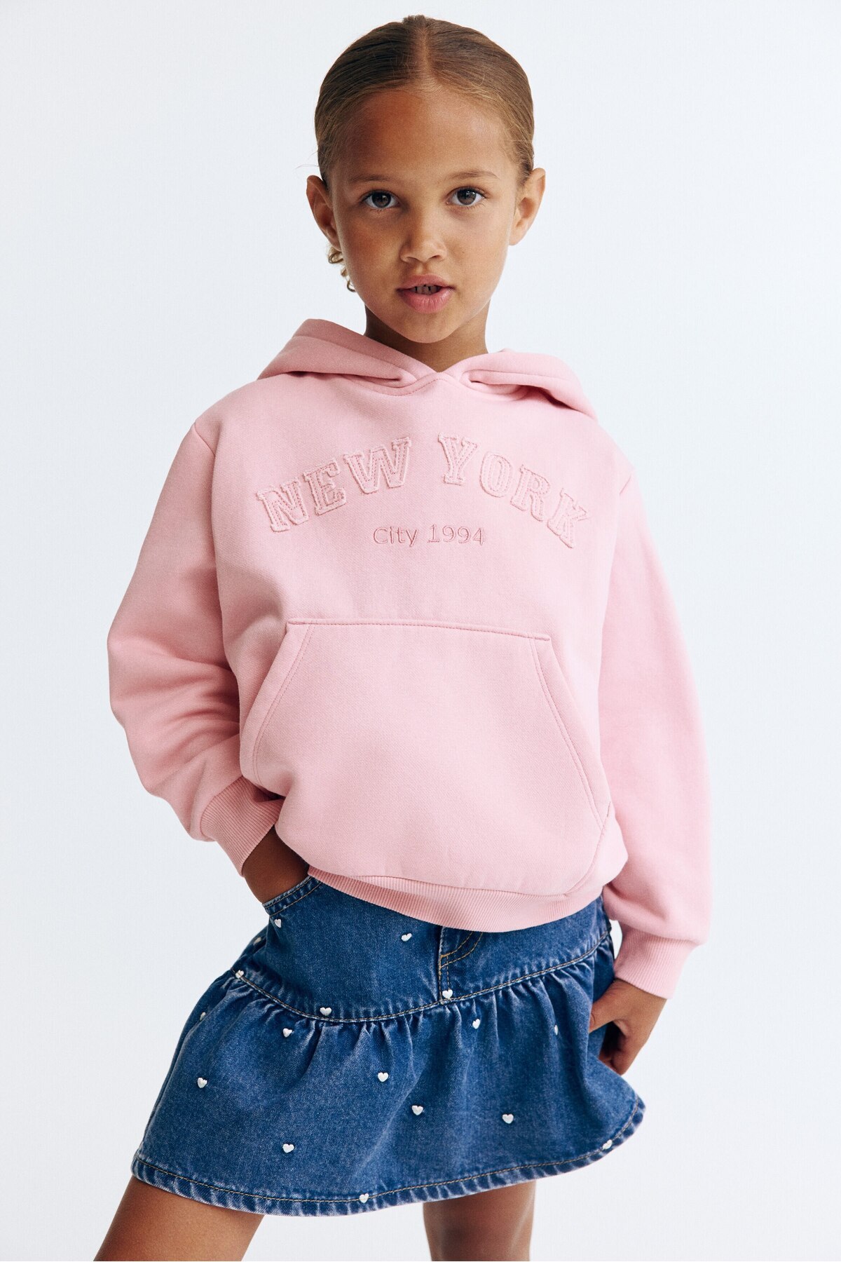 تاپ کلاه‌دار و آستر پشمی اچ اند ام سویشرت H&M