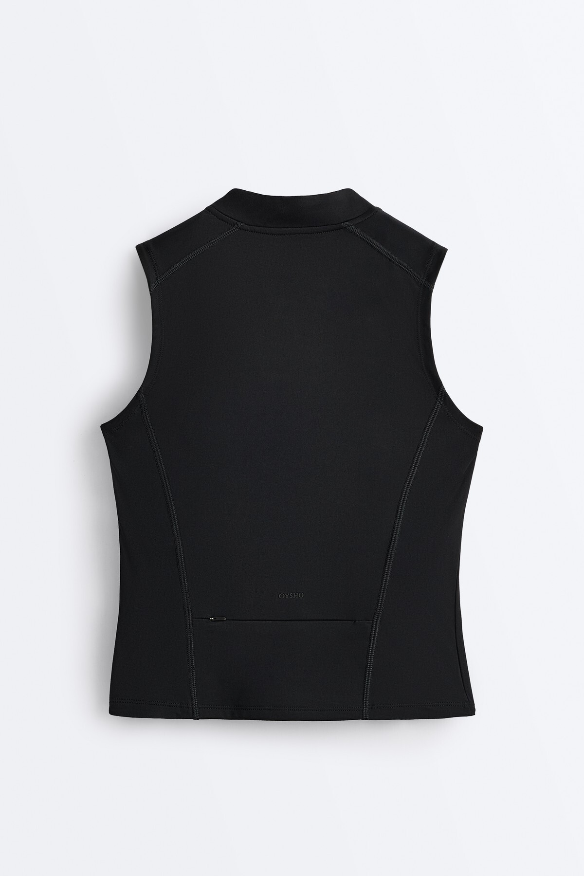 Oysho Fermuarlı kolsuz T-shirt görsel 7