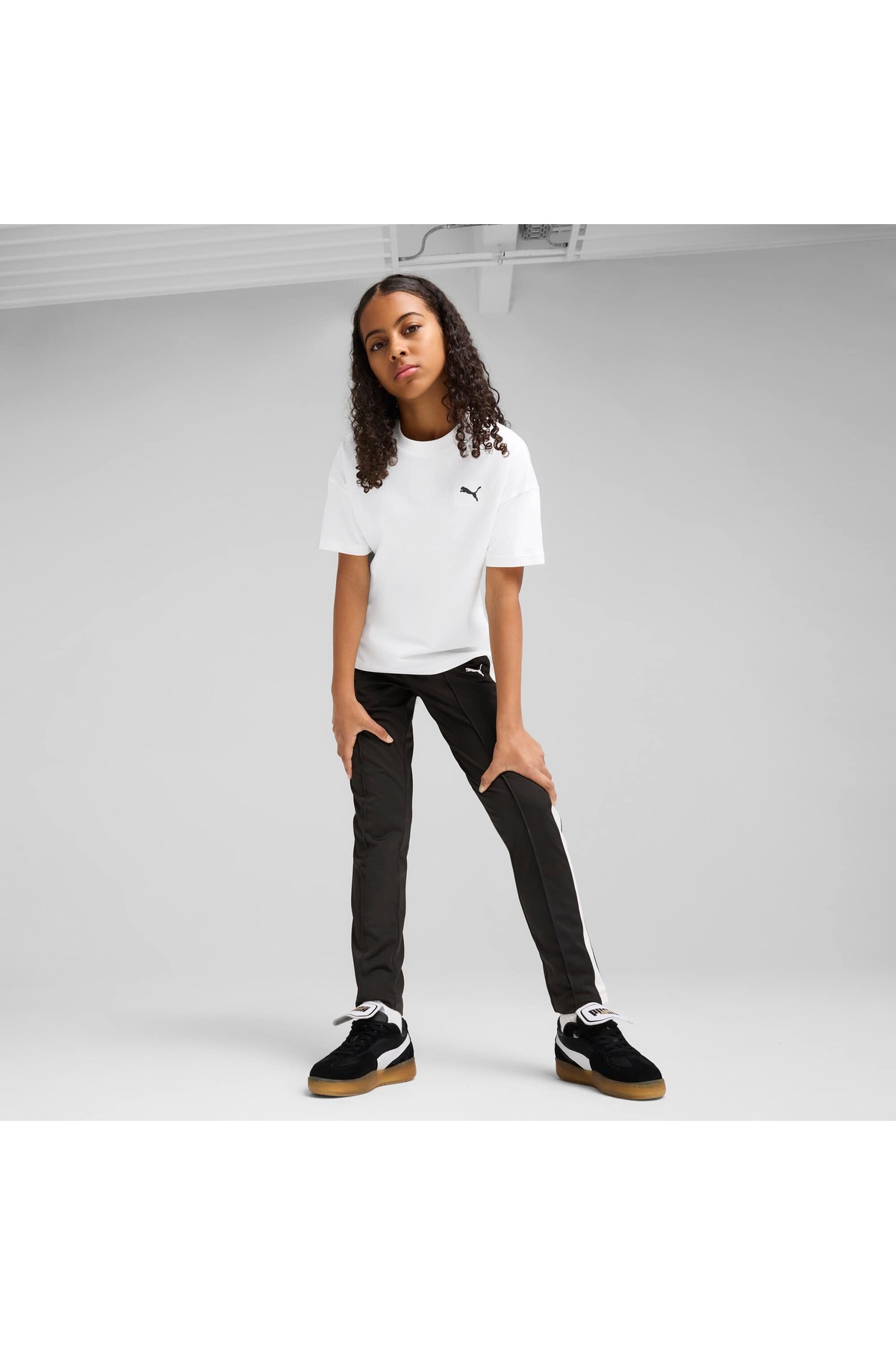 Puma WARDROBE ESS Genç Geniş Kesim Tişört görsel 2
