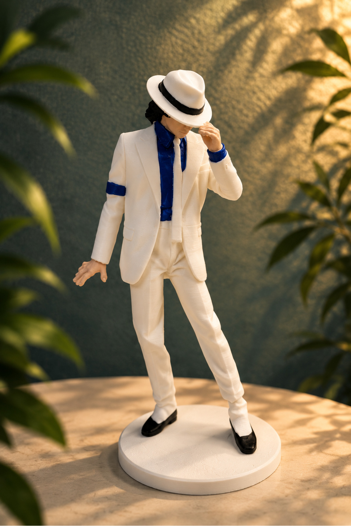 3d layer craft Michael Jackson Figür 15 Cm Dekoratif Hayran