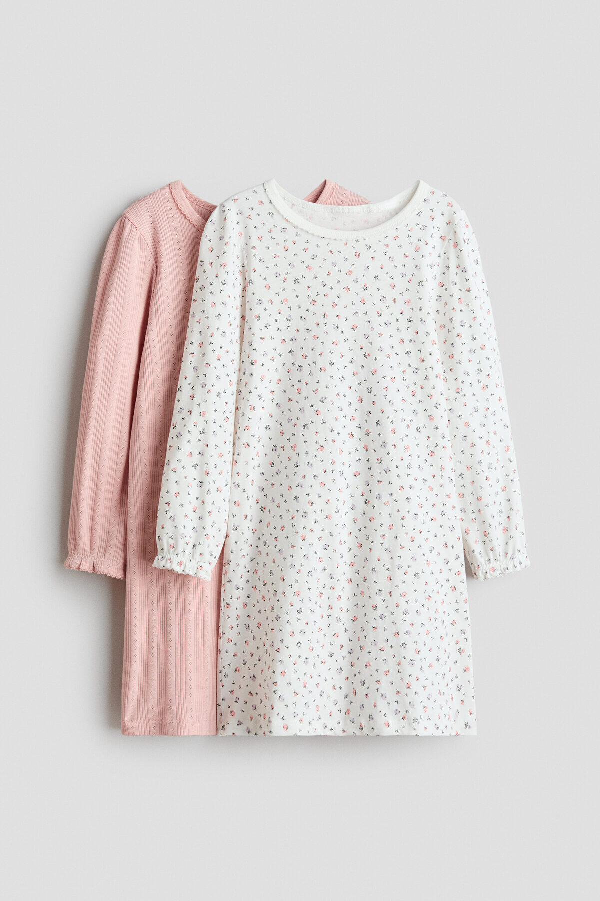 ست لباس خواب طرح‌دار نخی دو تکه اچ اند ام لباس خواب H&M