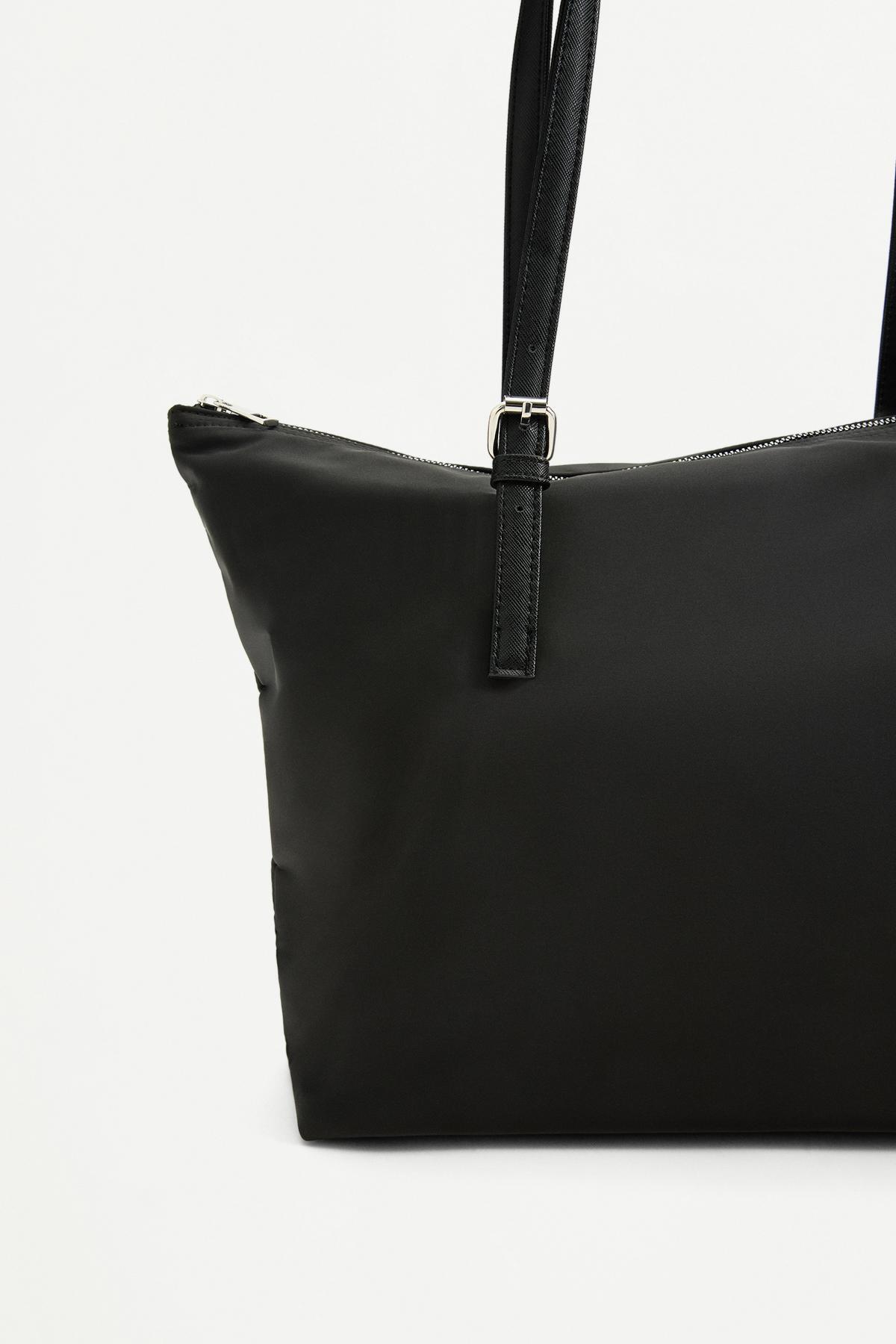 LEFTIES Naylon shopper çanta görsel 3