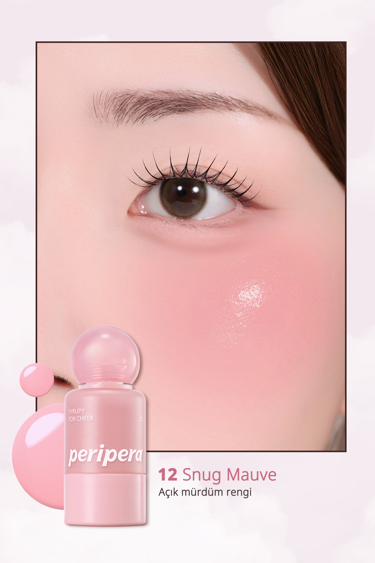 رژگونه مایع سیروپی توک چیک (۱۲ اسناگ ماو) یک رژگونه مایع سبک، هماهنگ با پوست و دارای رنگدانه است. — بنفش ۱۱۱۶۳۶ — تصویر 3 از 9