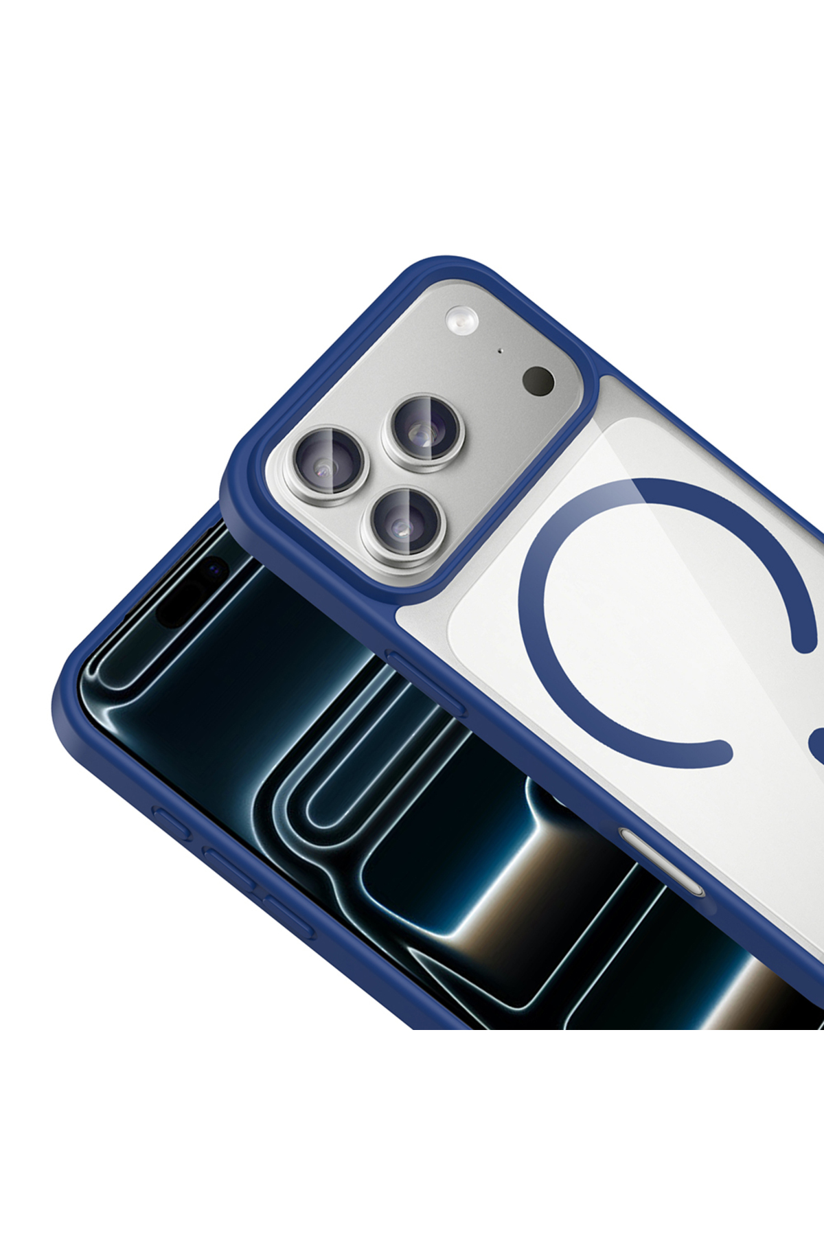iPhone 17 Pro Max Kılıf Kenarlar İnce Arka Kısım MagSafe Kamera Yükseltili Silikon