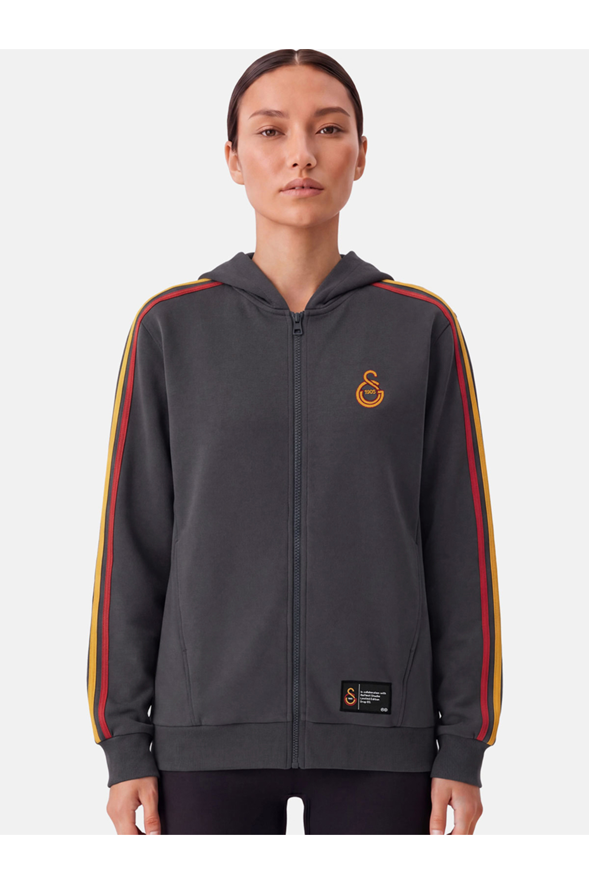 GSStore Galatasaray & Reflect Studio Kadın Hoodie RSK2630 görsel 2