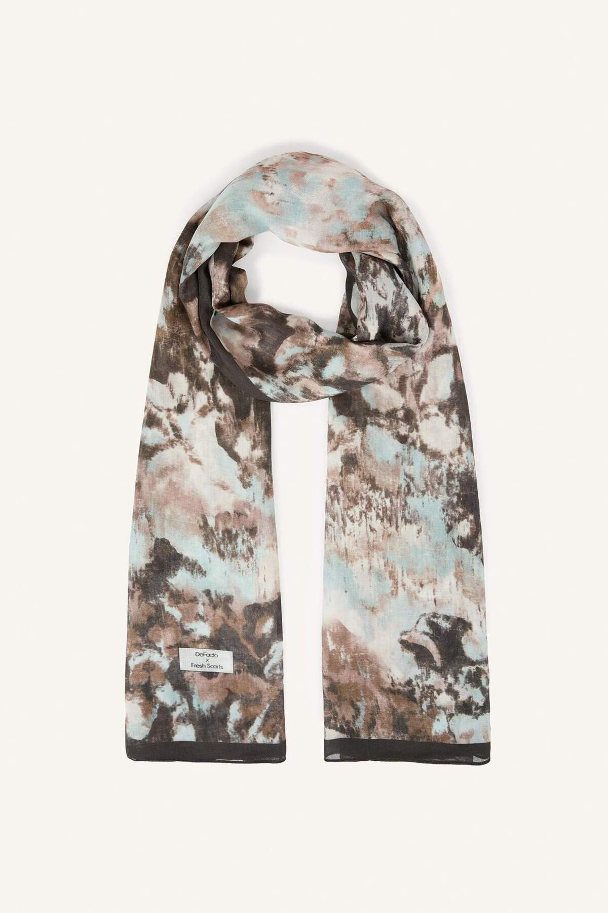 DeFacto Fresh Scarfs X Shadow Floral Viskon Şal I1753AX26SM görsel 6