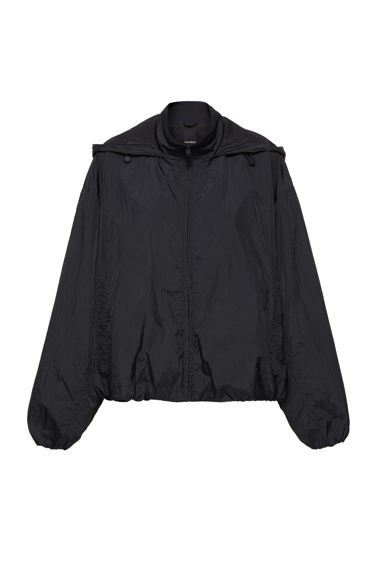 Pull & Bear Kapüşonlu hafif mont görsel 3
