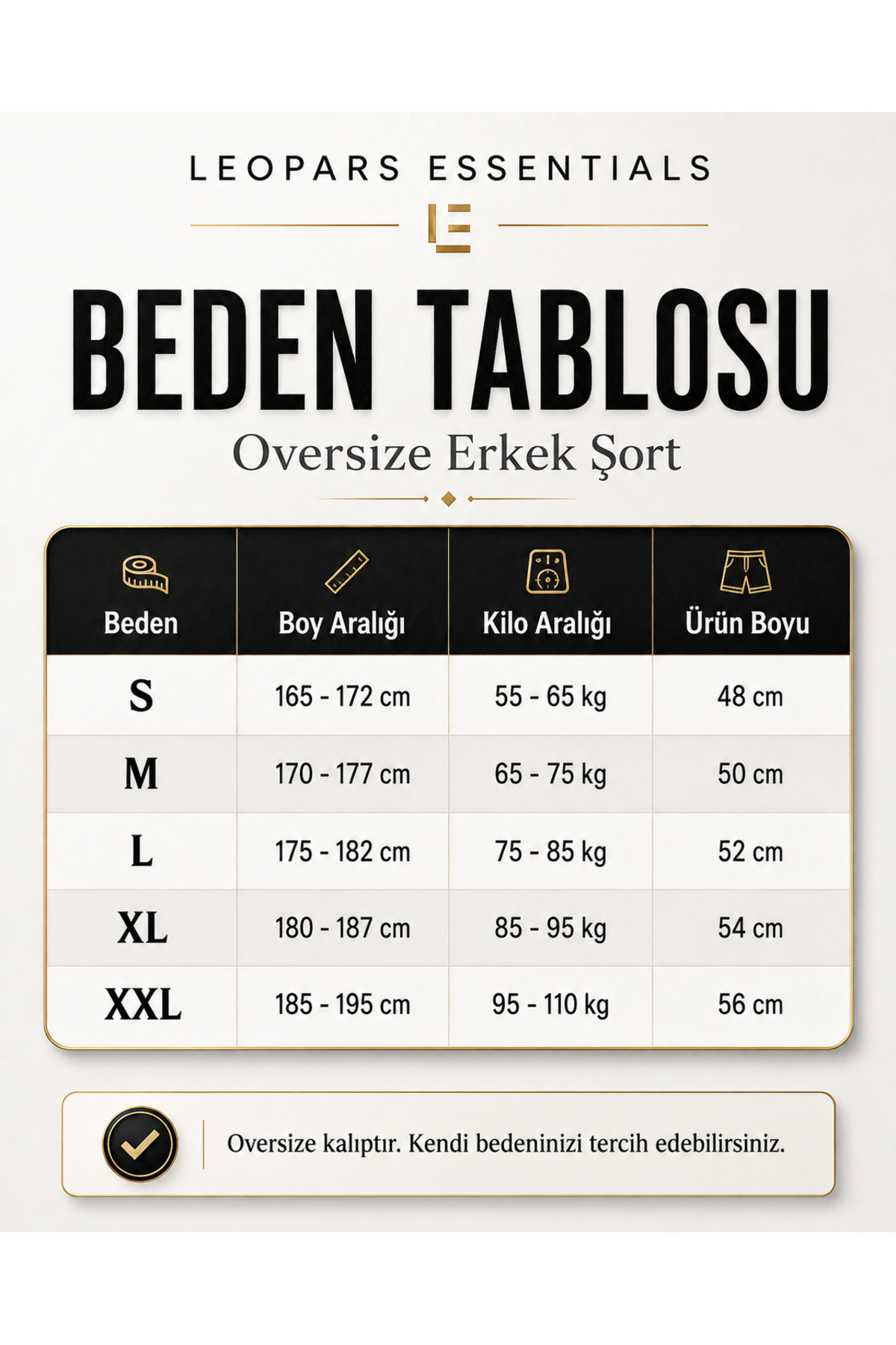 Leopars Erkek 2'Li Ottoman Kumaş Şort Oversize Rahat Kalıp Dokulu Kumaş Günlük Spor Şort görsel 5