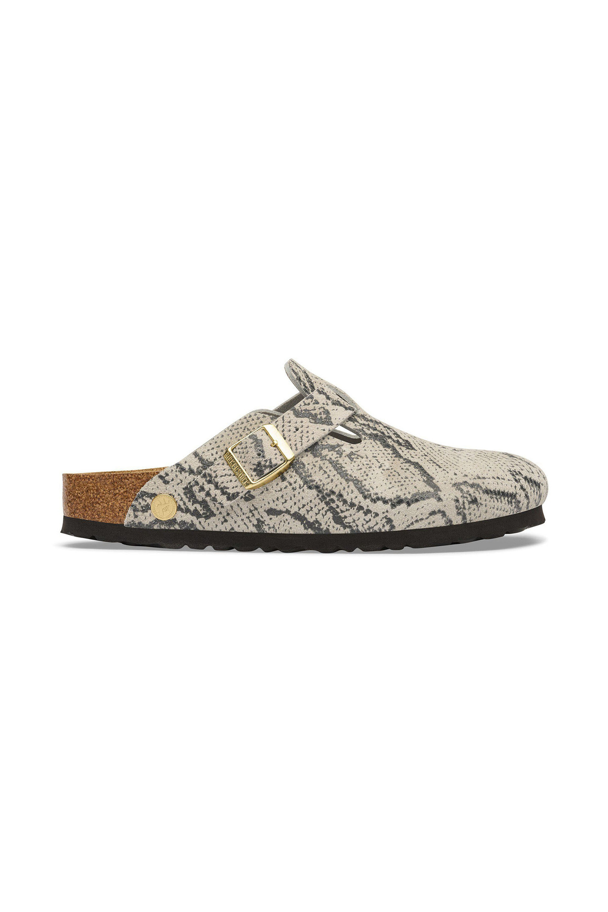 دمپایی زنانه بوستون VL PRINT SNAKE OYSTER کد 1033086 جاست استپ بیرکن استاک دمپایی Birkenstock