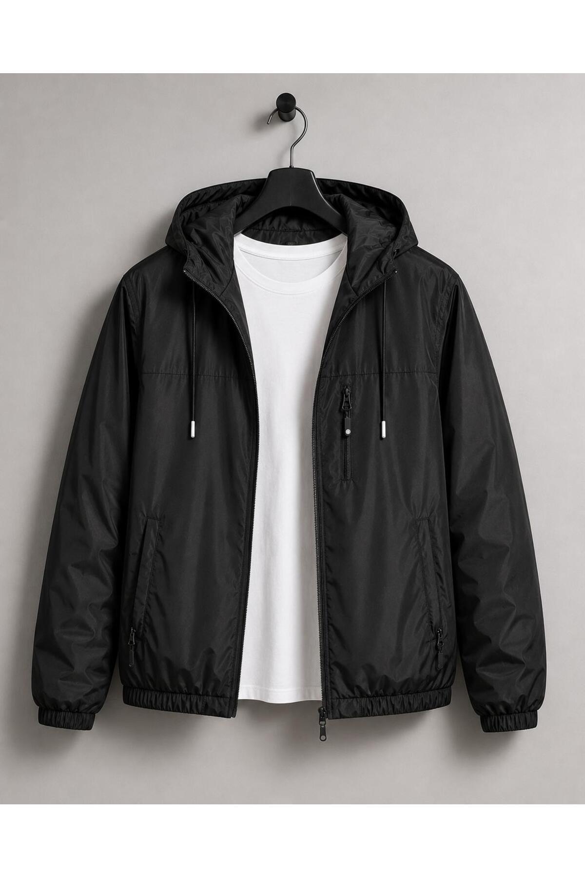 wesley wear YENİ SEZON YÜKSEK KALİTE YAĞMUR VE SU GEÇİRMEZ YAĞMURLUK RÜZGARLIK CEKET MONT görsel 2