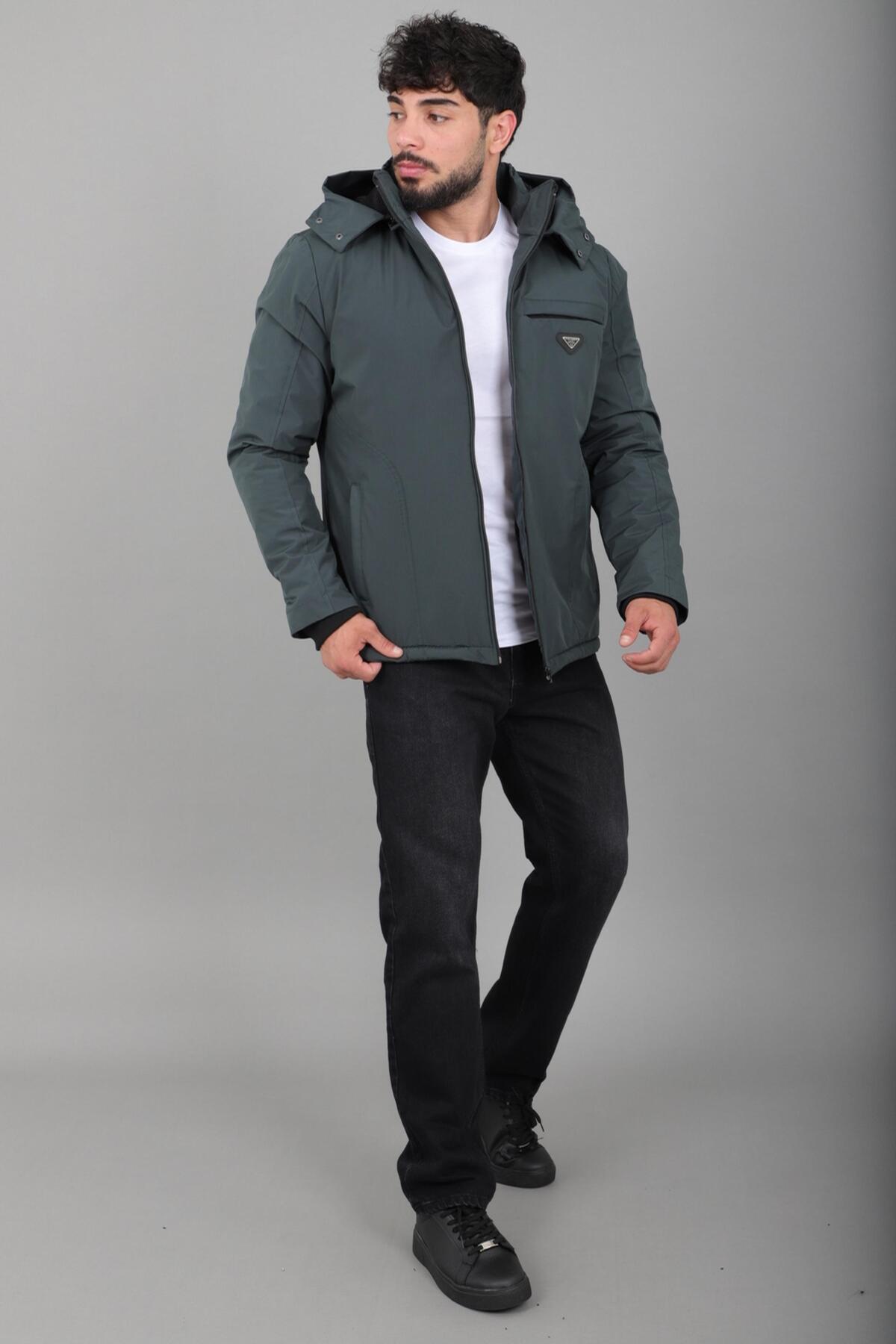 İçi Kürklü Spor Likralı Mont/Kaban PLDP3016_50509 — رنگارنگ — تصویر 6 از 8