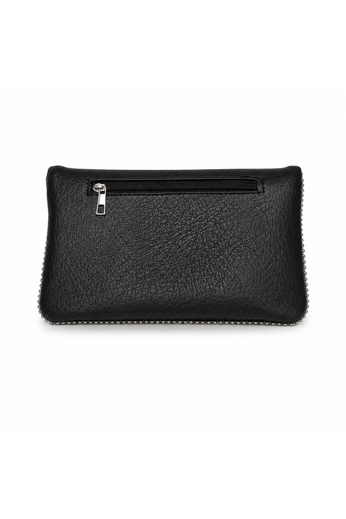 Nevalia Kadın Katlanabilir Kanat Detaylı 3 Kullanımlı Omuz Çantası Çift Askılı (50 cm & 100 cm) Çapraz Çanta Portföy Çanta Çok Bölmeli Günlük Abiye Siyah 24x15 cm görsel 5