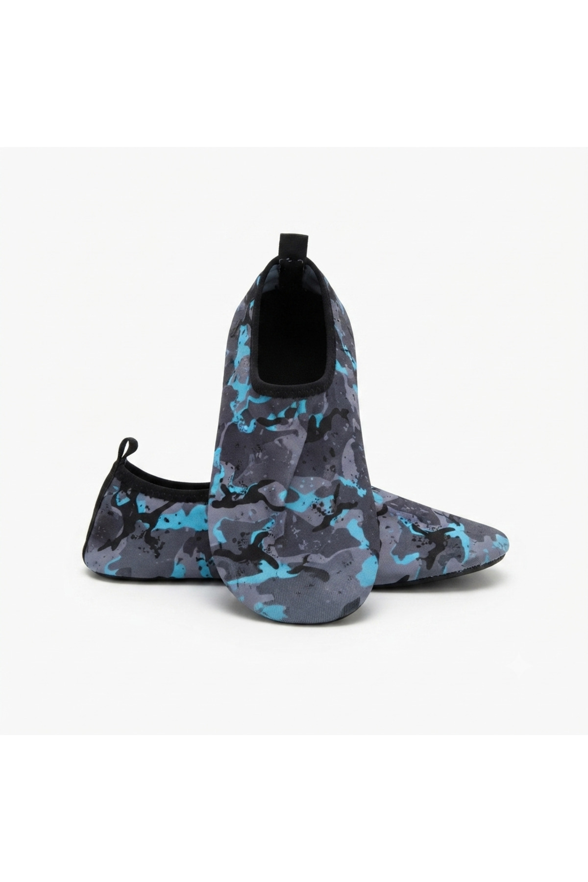 LAL's Erkek Deniz Ayakkabısı Kaymaz Tabanlı Havuz Ayakkabısı Kamuflaj Desenli Aqua Shoes Plaj Su Ayakkabısı görsel 3