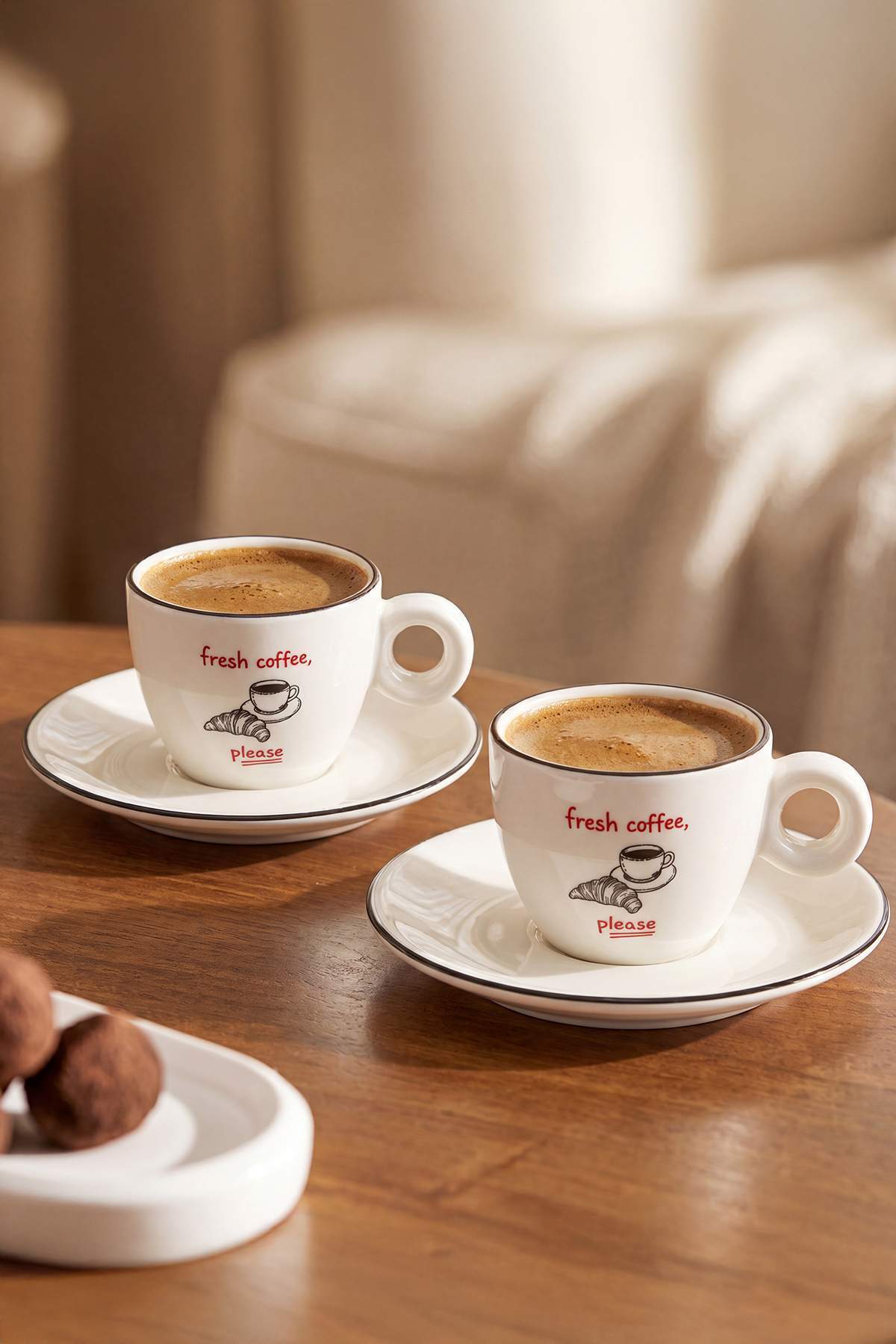 Trendyol Home 2-Piece Fresh Coffeeespresso/Coffee Cup Set 60 Cc Tphaw26Up00003
