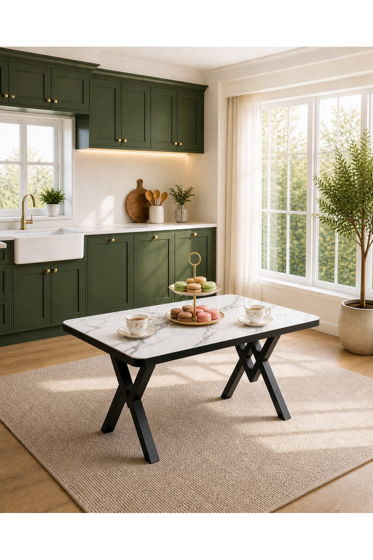 Alara Kitchen Table Dining Table Balcony Table Cafe Table