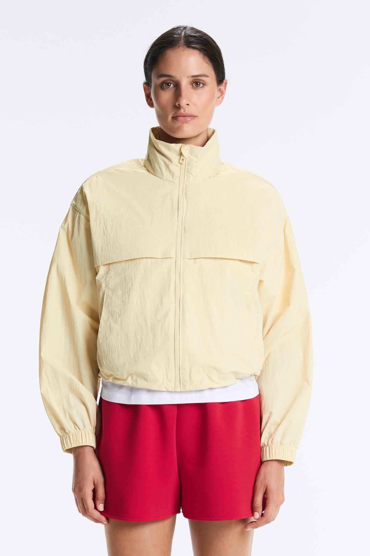 Water resistant track jacket