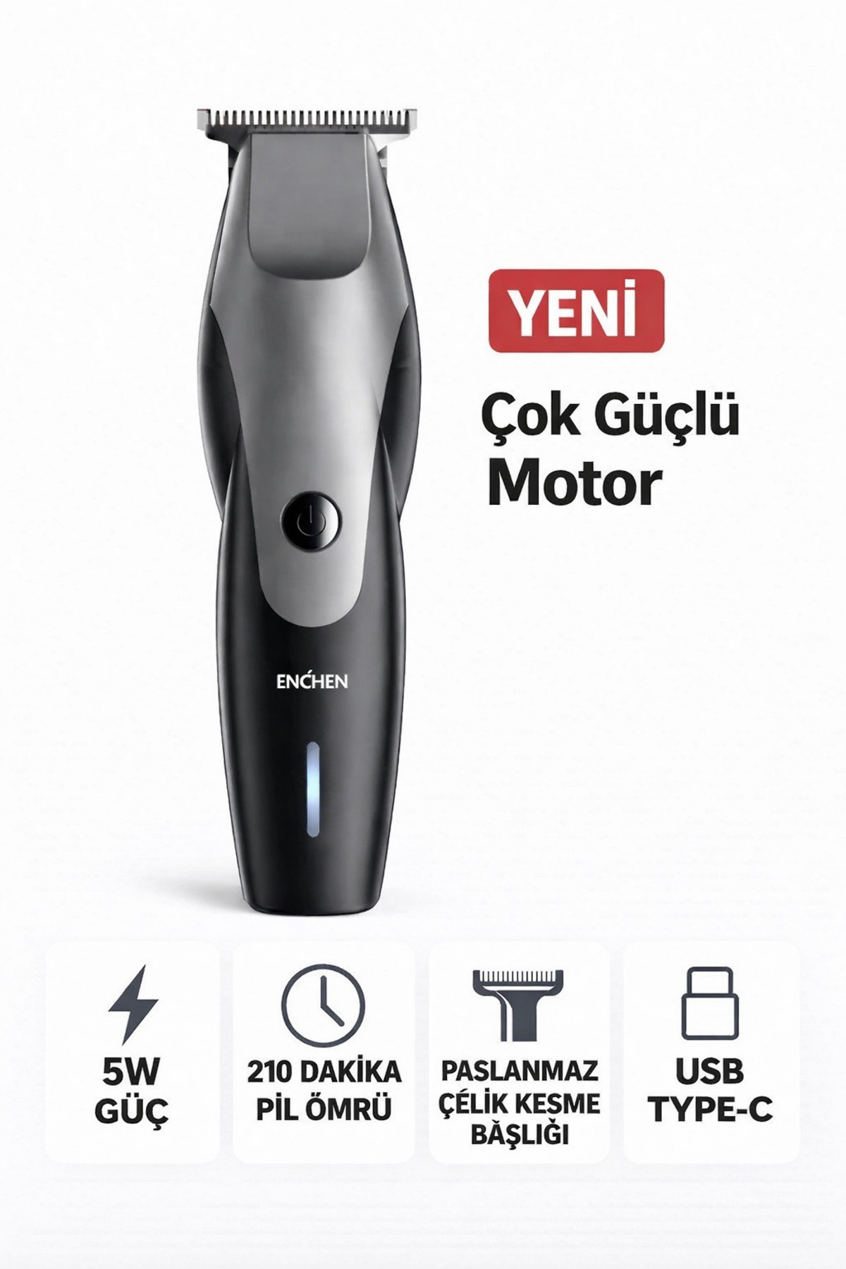 Xiaomi Enchen Çok Fonksiyonlu Tüm Vucüt Için Uygun Şarjlı Saç Ve Sakal Traş Makinası - Fiyatı, Yorumları