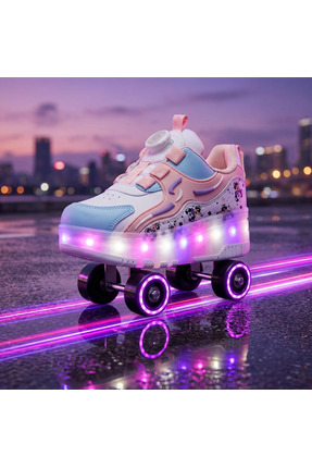 ROCKY PATENLİ IŞIKLI SPOR AYAKKABISI & TEKERLEKLİ SNEAKERS