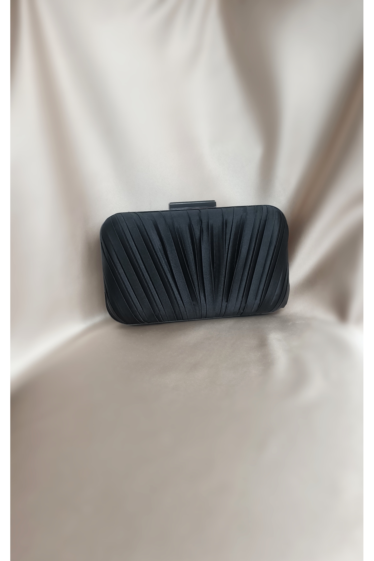 Gül karatekin gk Kadın Siyah Özel Tasarım Pilise Model Zincirli Abiye Çanta Düğün Davet Nişan Clutch Portföy Çanta
