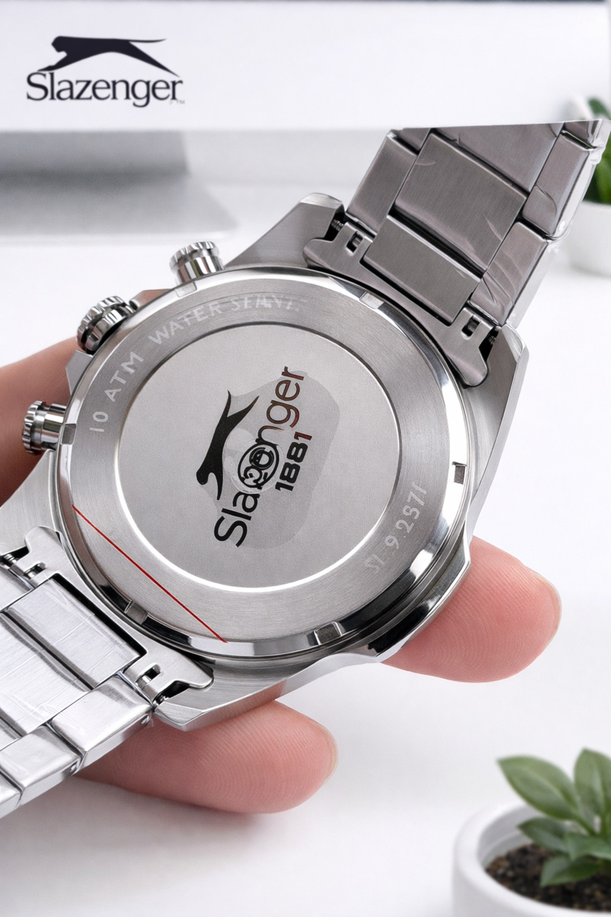 Slazenger Çelik Kordon Çelik Kasa 10 Atm İç Kadran Fonksiyonları Aktif Erkek Kol Saati ESL.2501.2.04 görsel 5