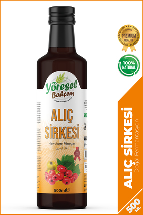 Yöresel Bahçem Alıç Sirkesi Doğal Fermantasyon (500ML)